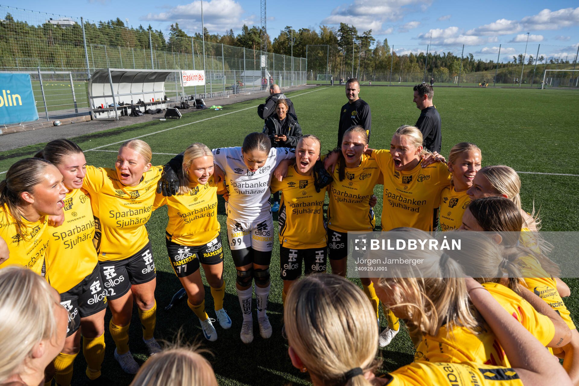 Elsfborgs spelare jublar och firar seriesegern