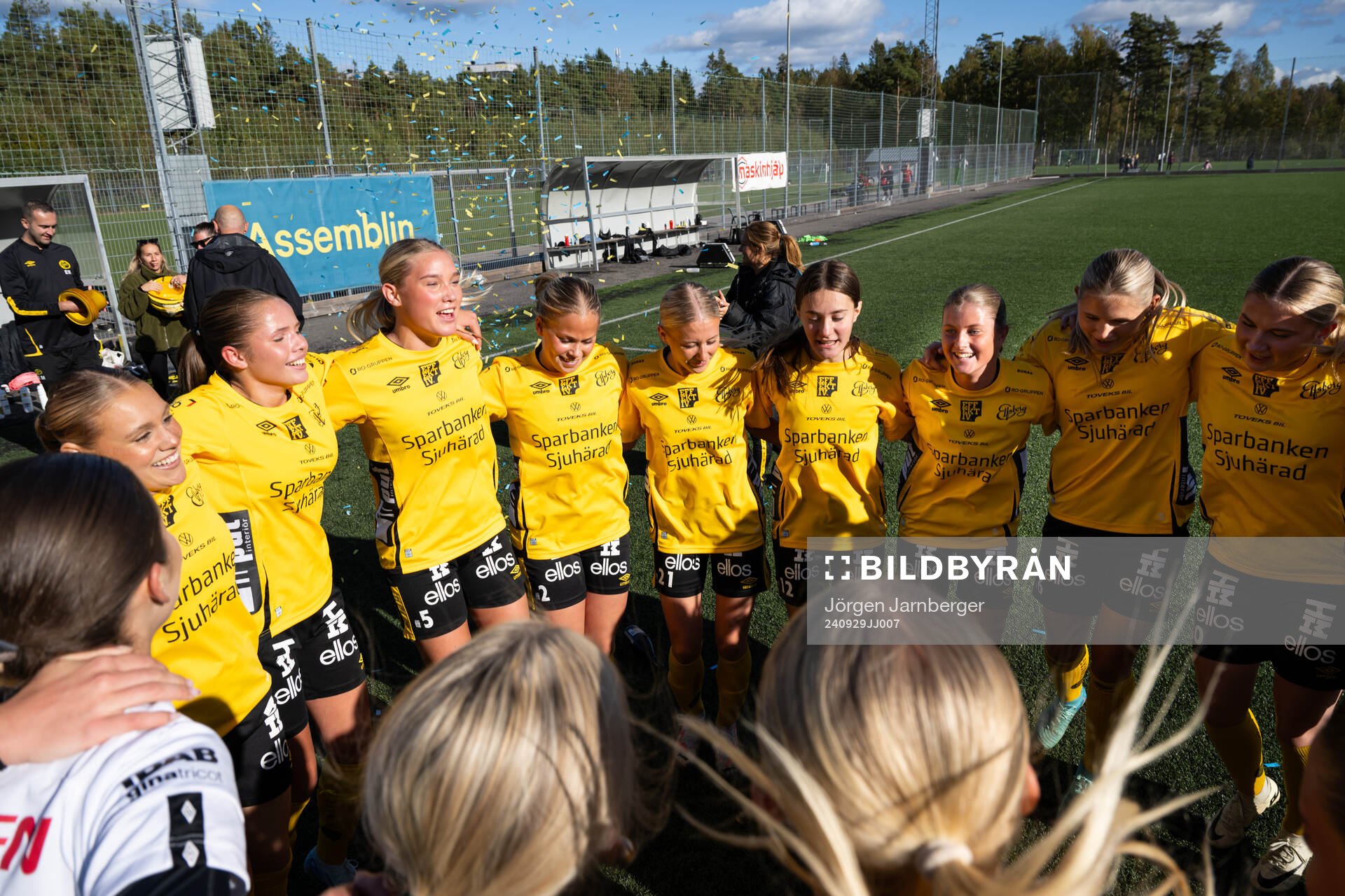 Elsfborgs spelare jublar och firar seriesegern