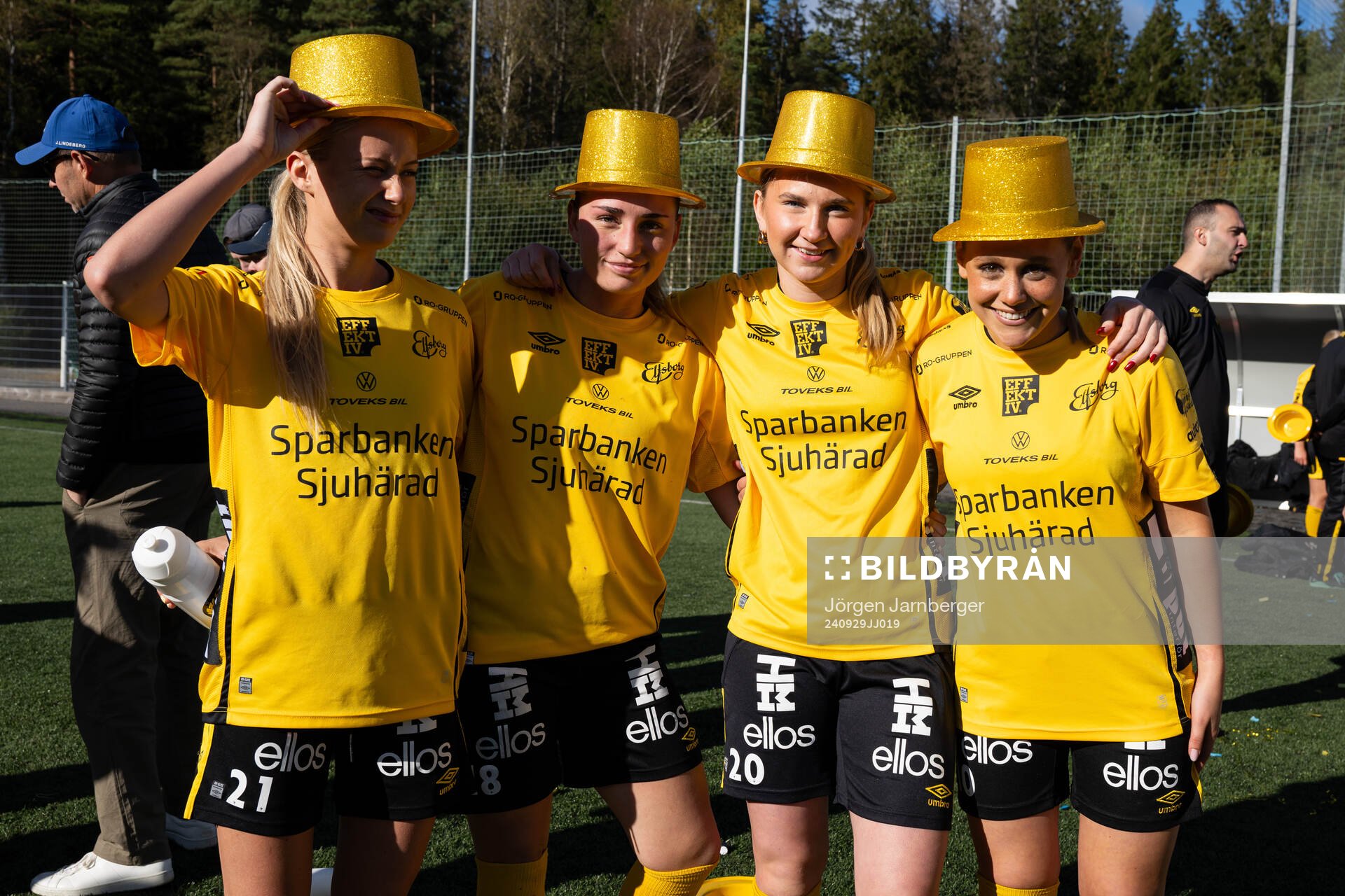 Elsfborgs spelare jublar och firar seriesegern