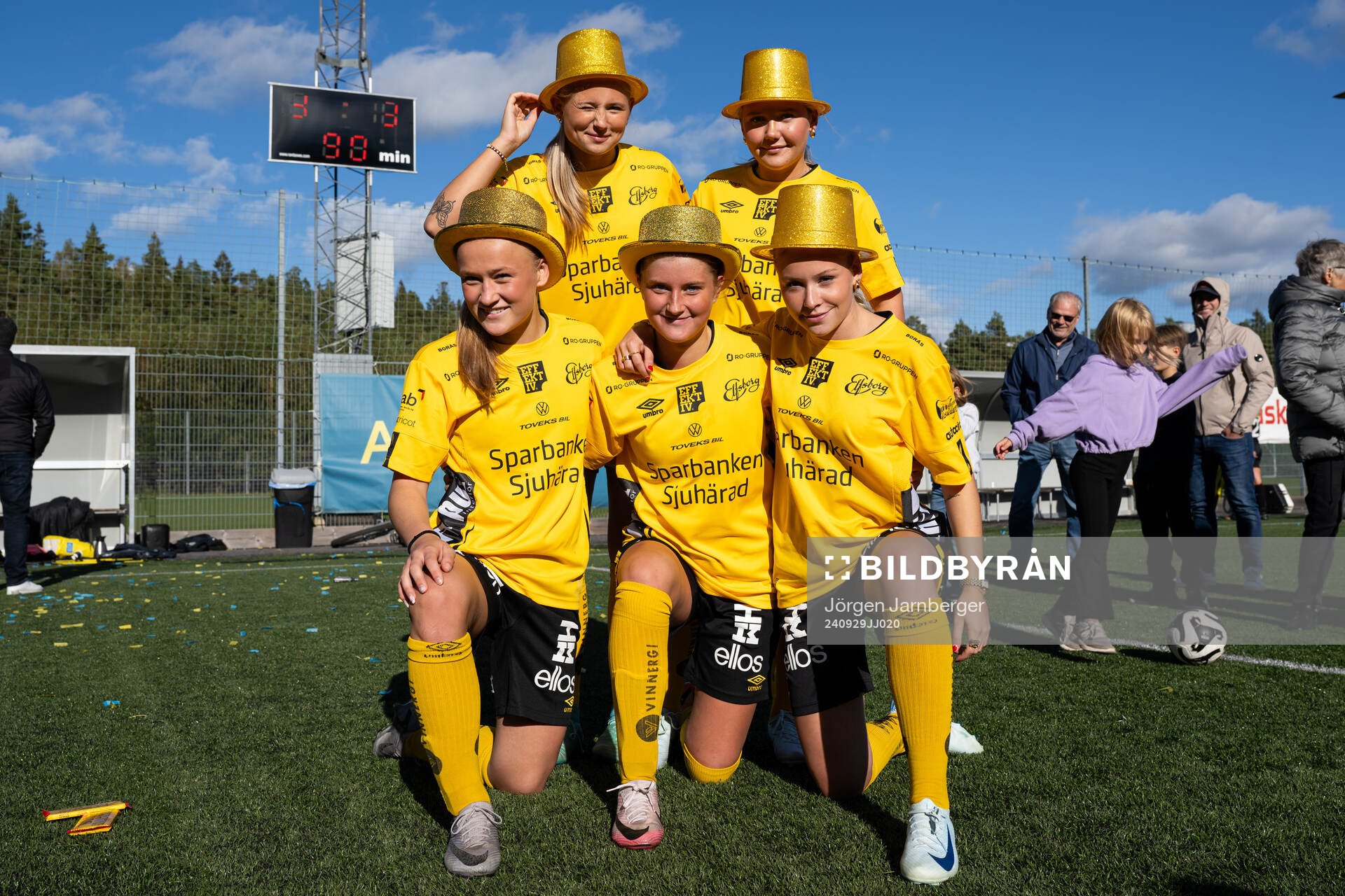Elsfborgs spelare jublar och firar seriesegern