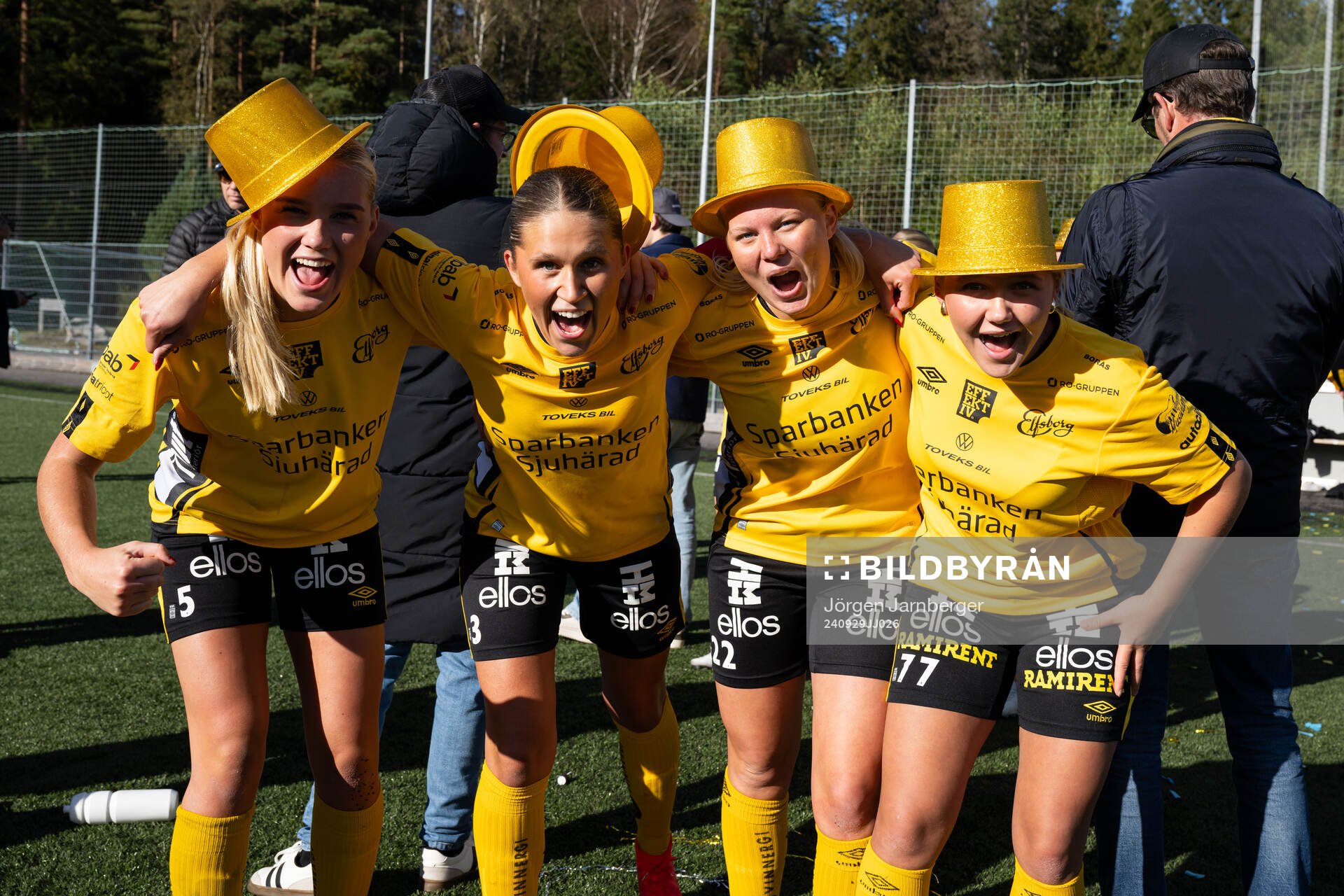 Elsfborgs spelare jublar och firar seriesegern