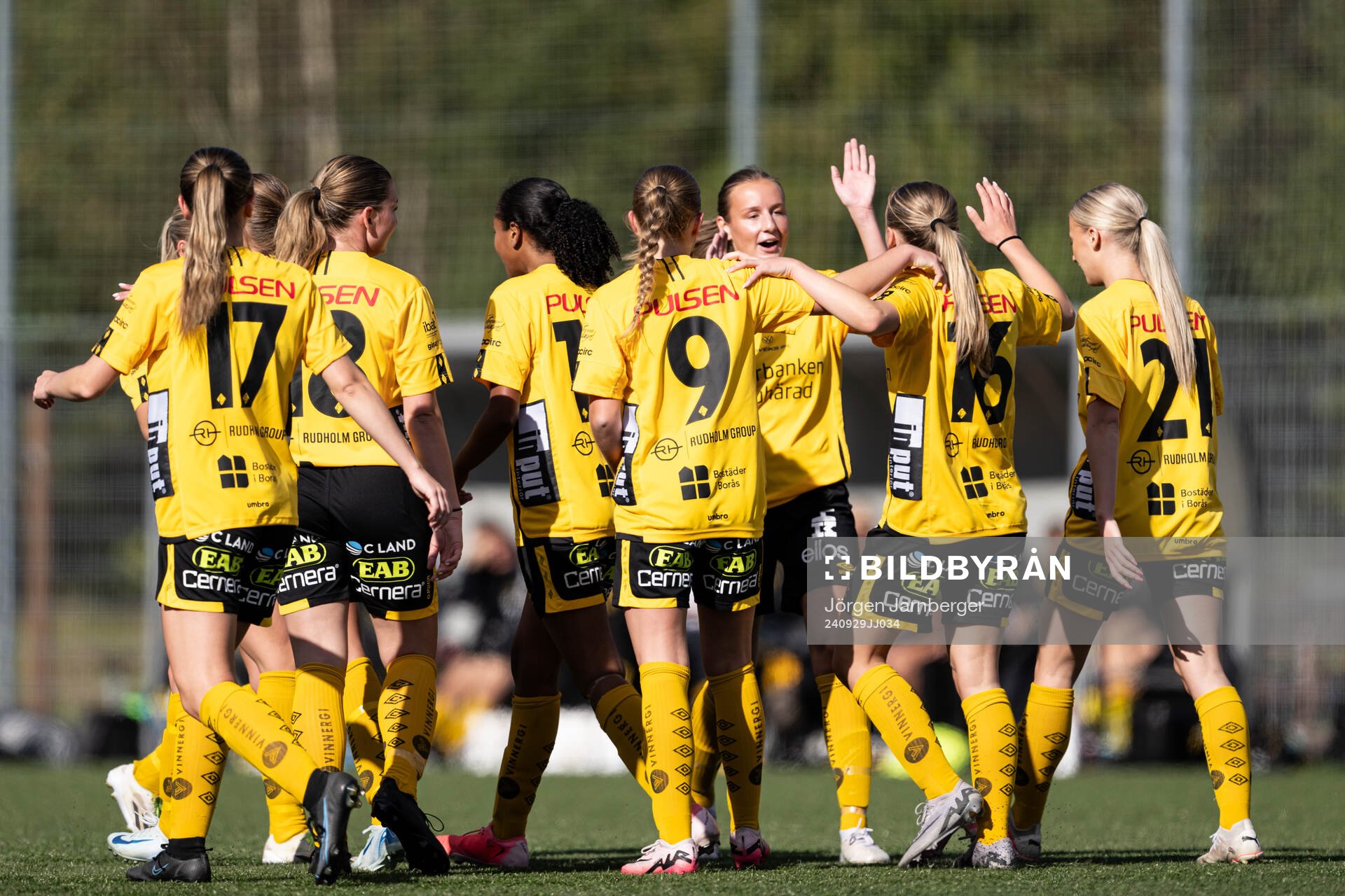 Elfsborgs spelare jublar