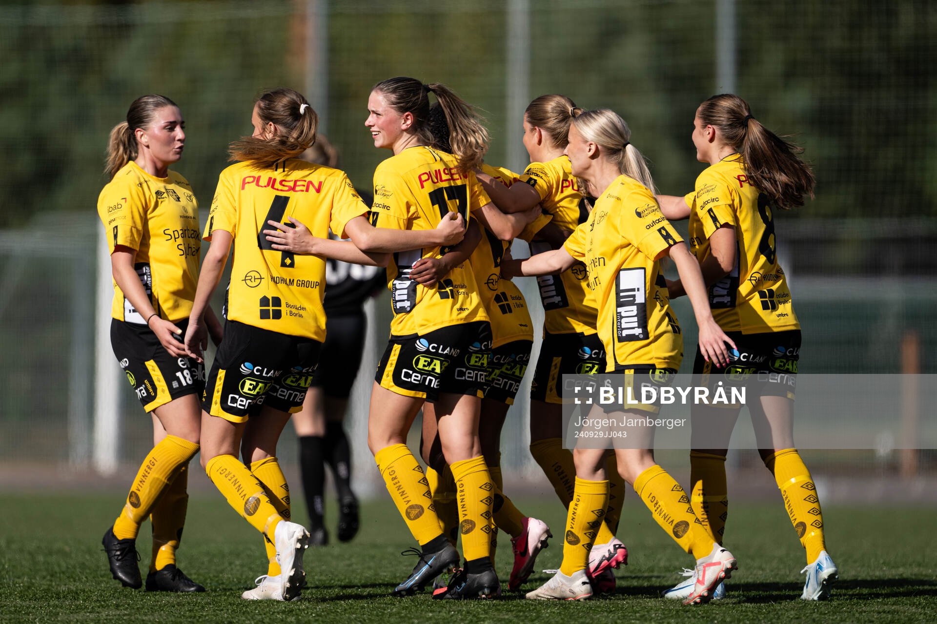 Elfsborgs spelare jublar