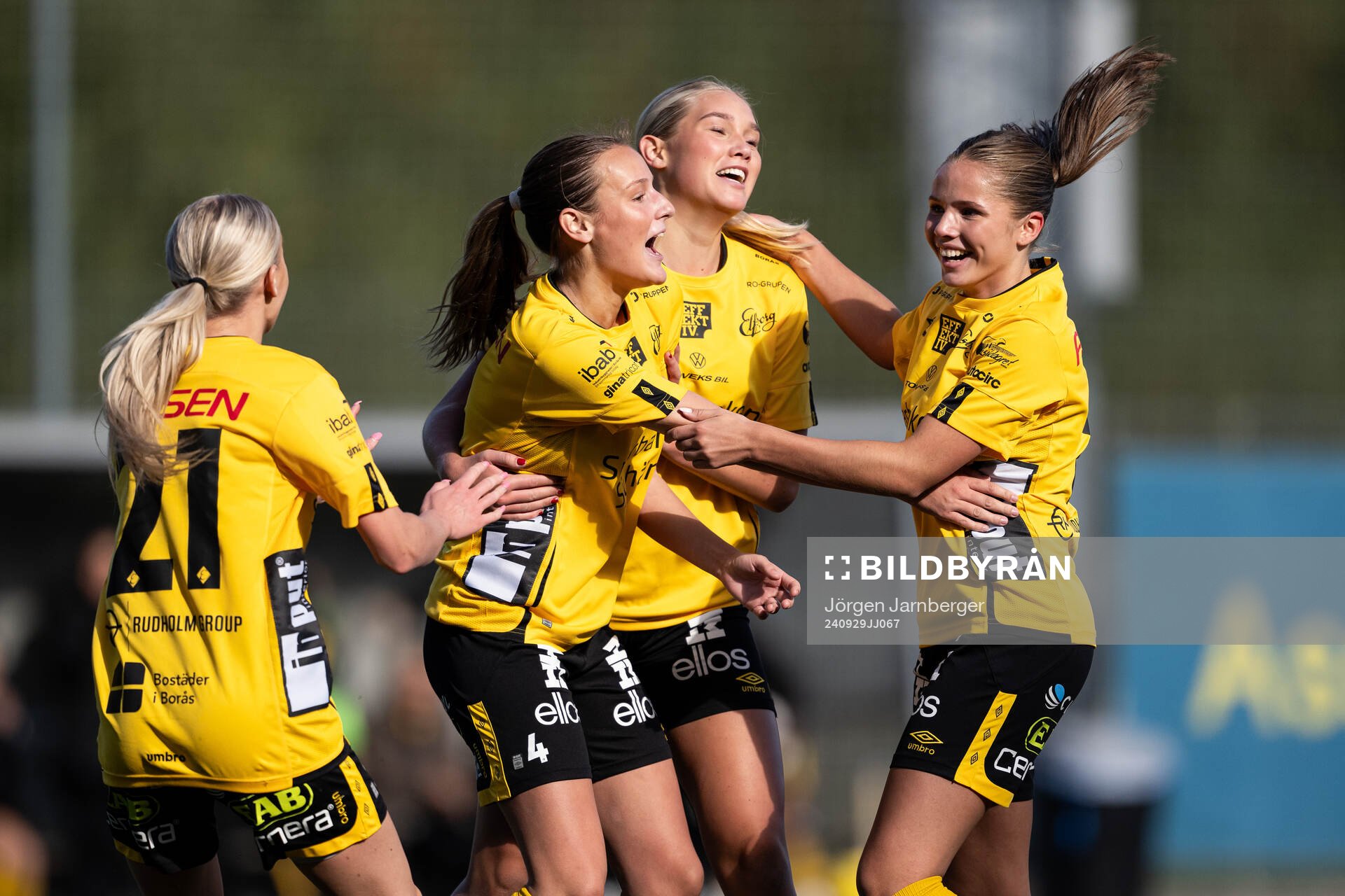 Elfsborgs spelare jublar