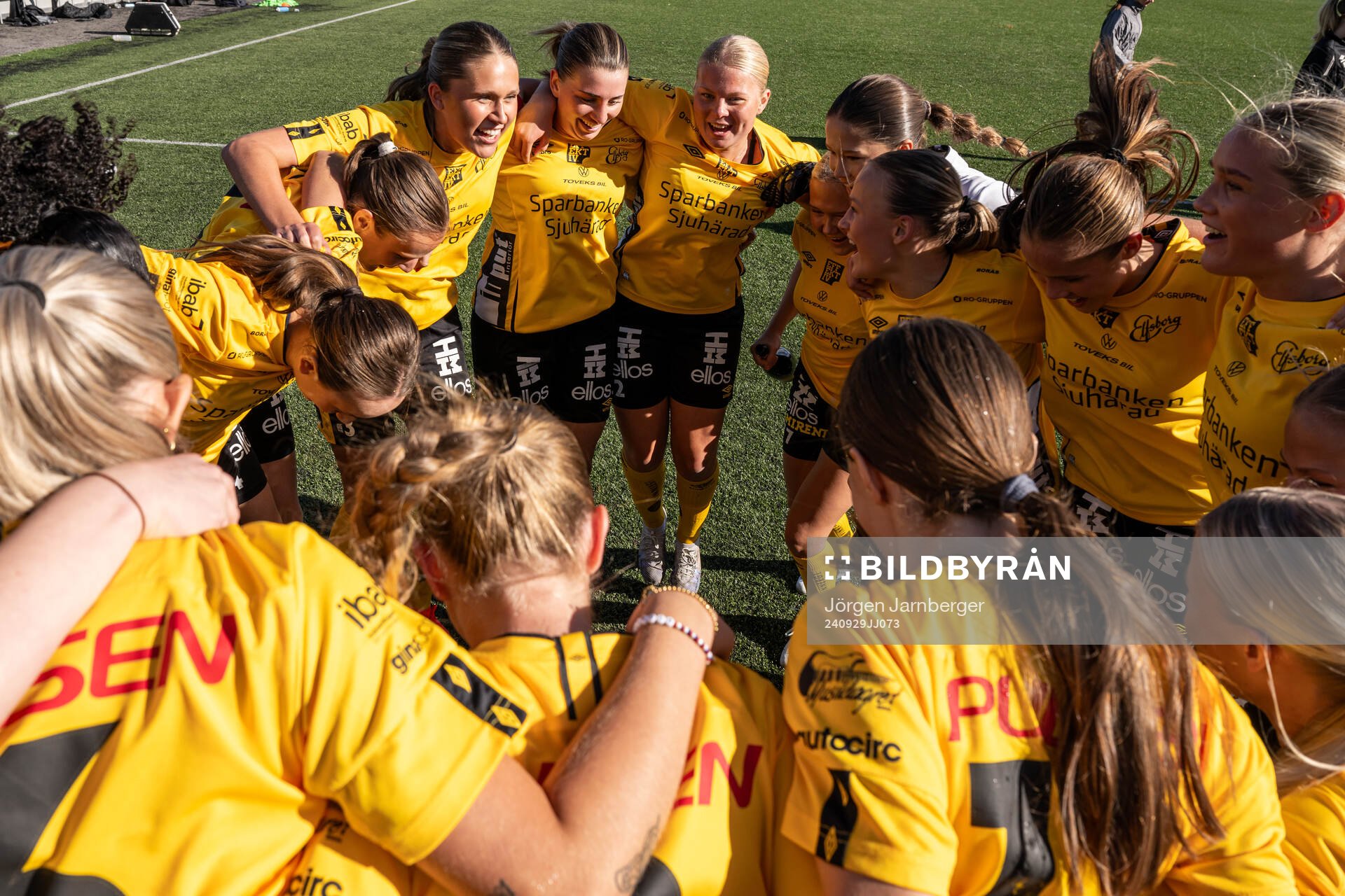 Elfsborgs spelare firar seriesegern