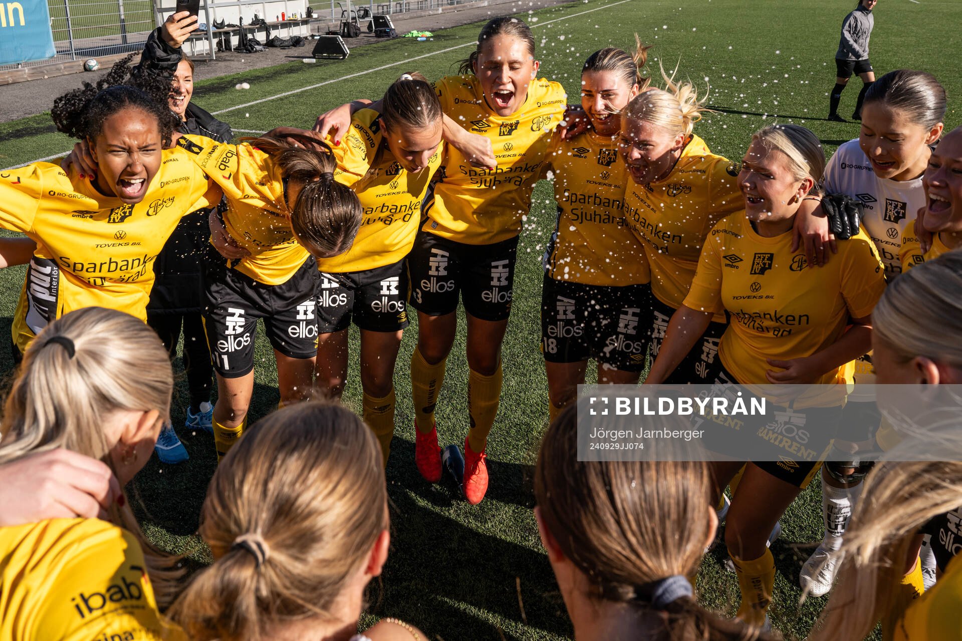 Elfsborgs spelare firar seriesegern