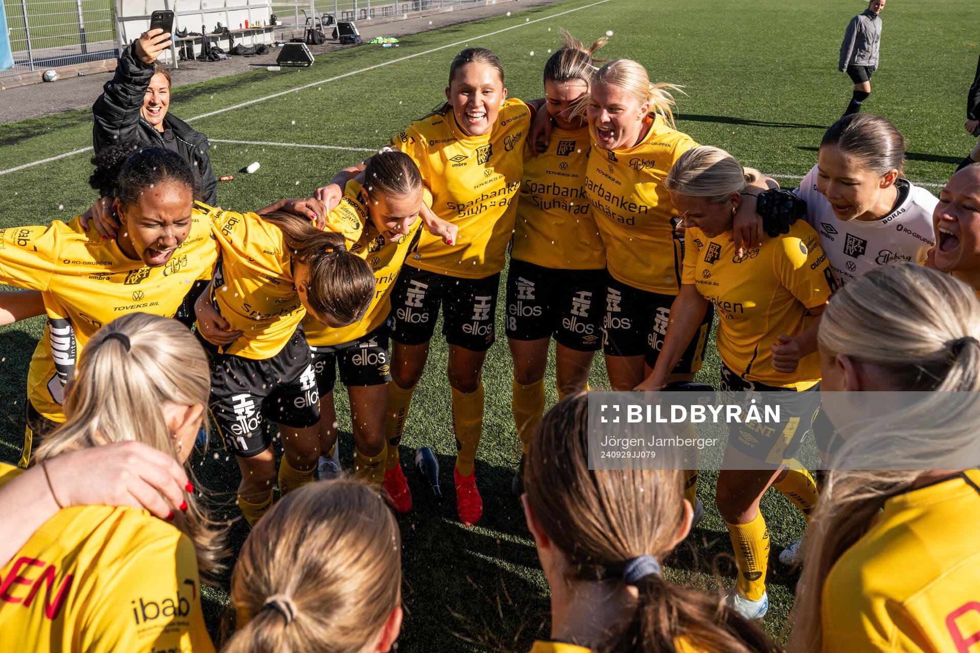 Elfsborgs spelare firar seriesegern