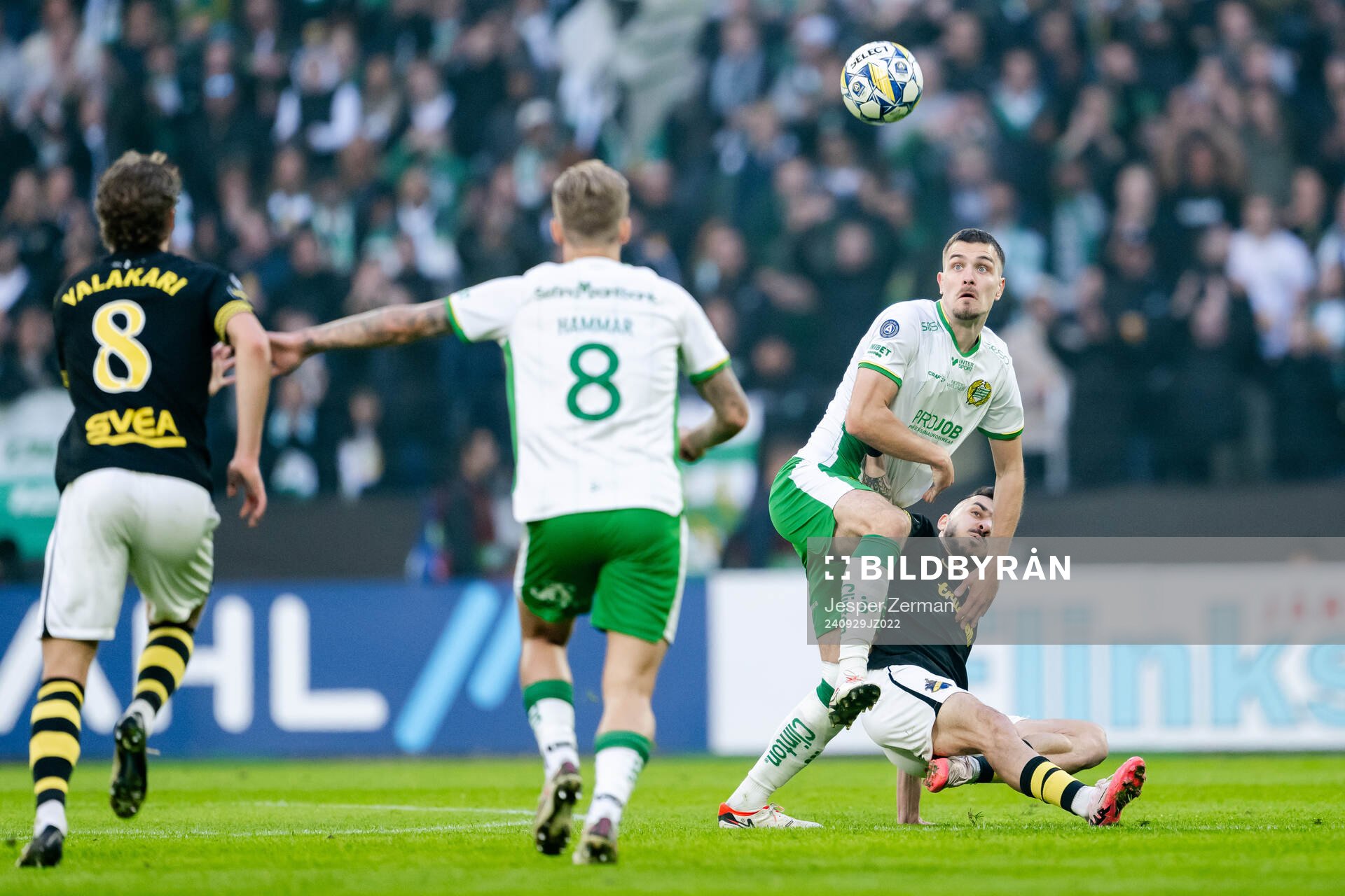 Hammarbys Pavle Vagic och AIKs Ioannis Pittas
