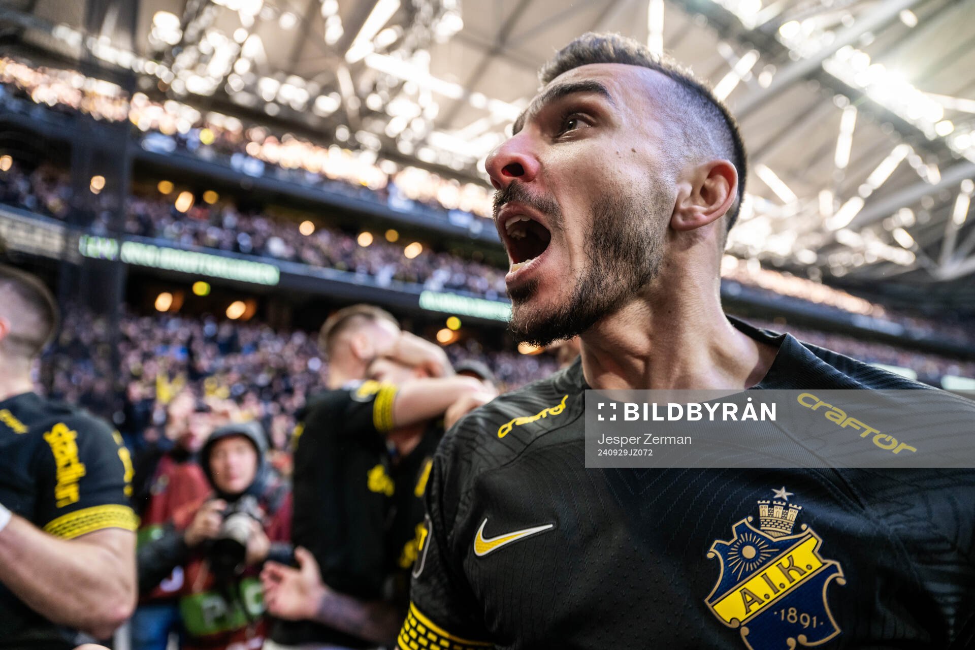 AIKs Ioannis Pittas jublar