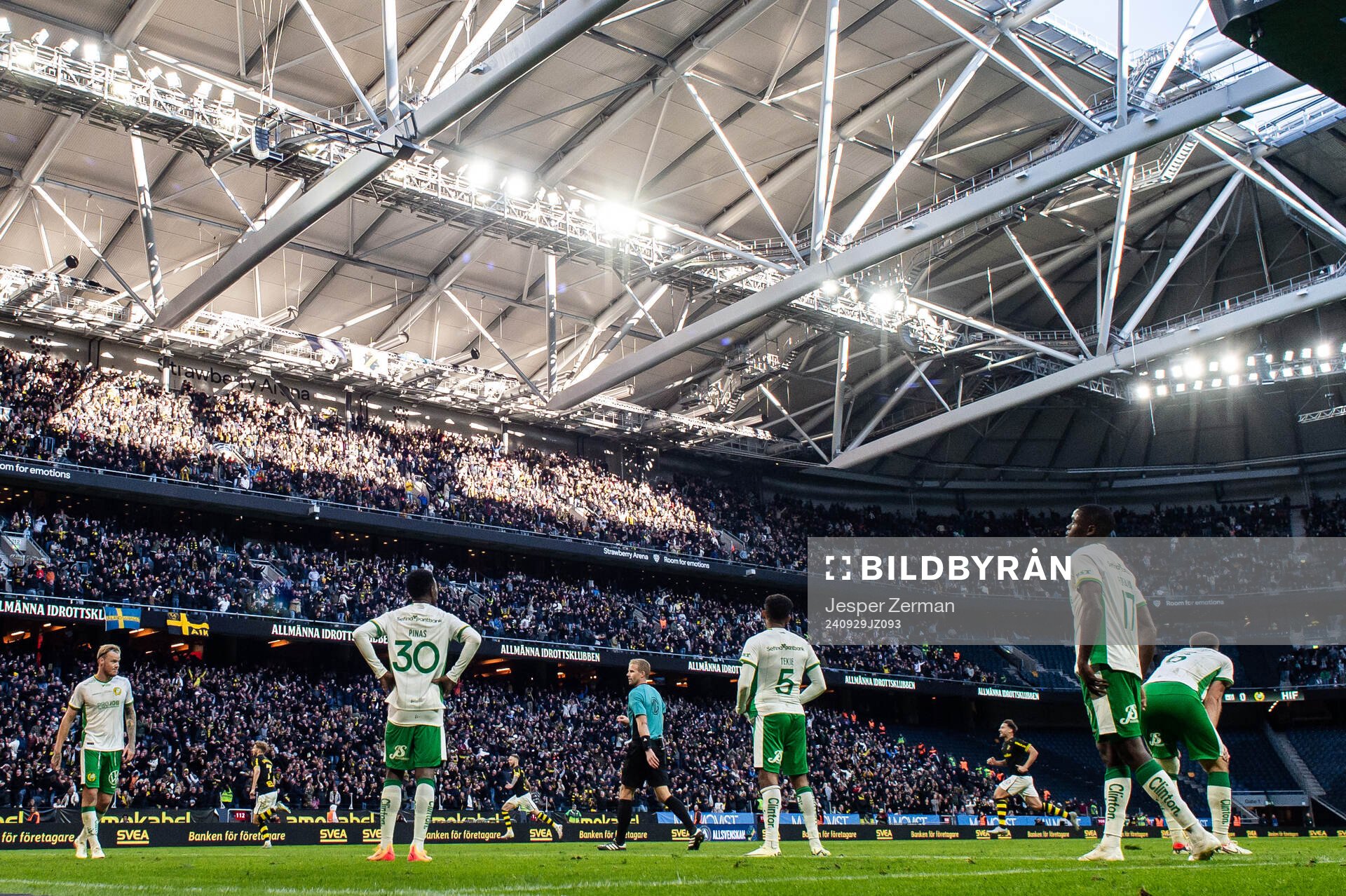 Hammarbys Victor Eriksson, Shaquille Pinas, Tesfaldet