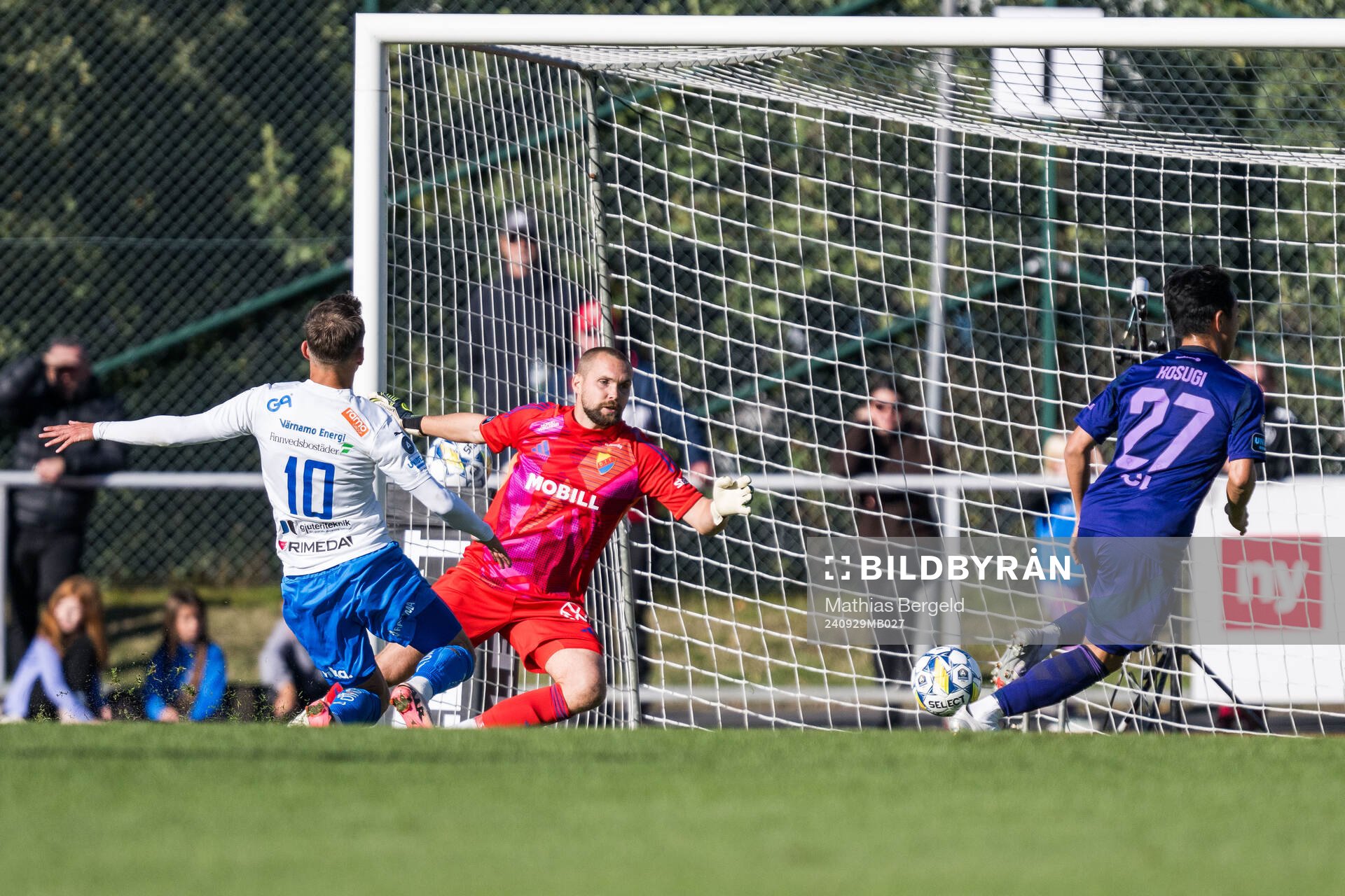 Djurgårdens målvakt Oscar Jansson