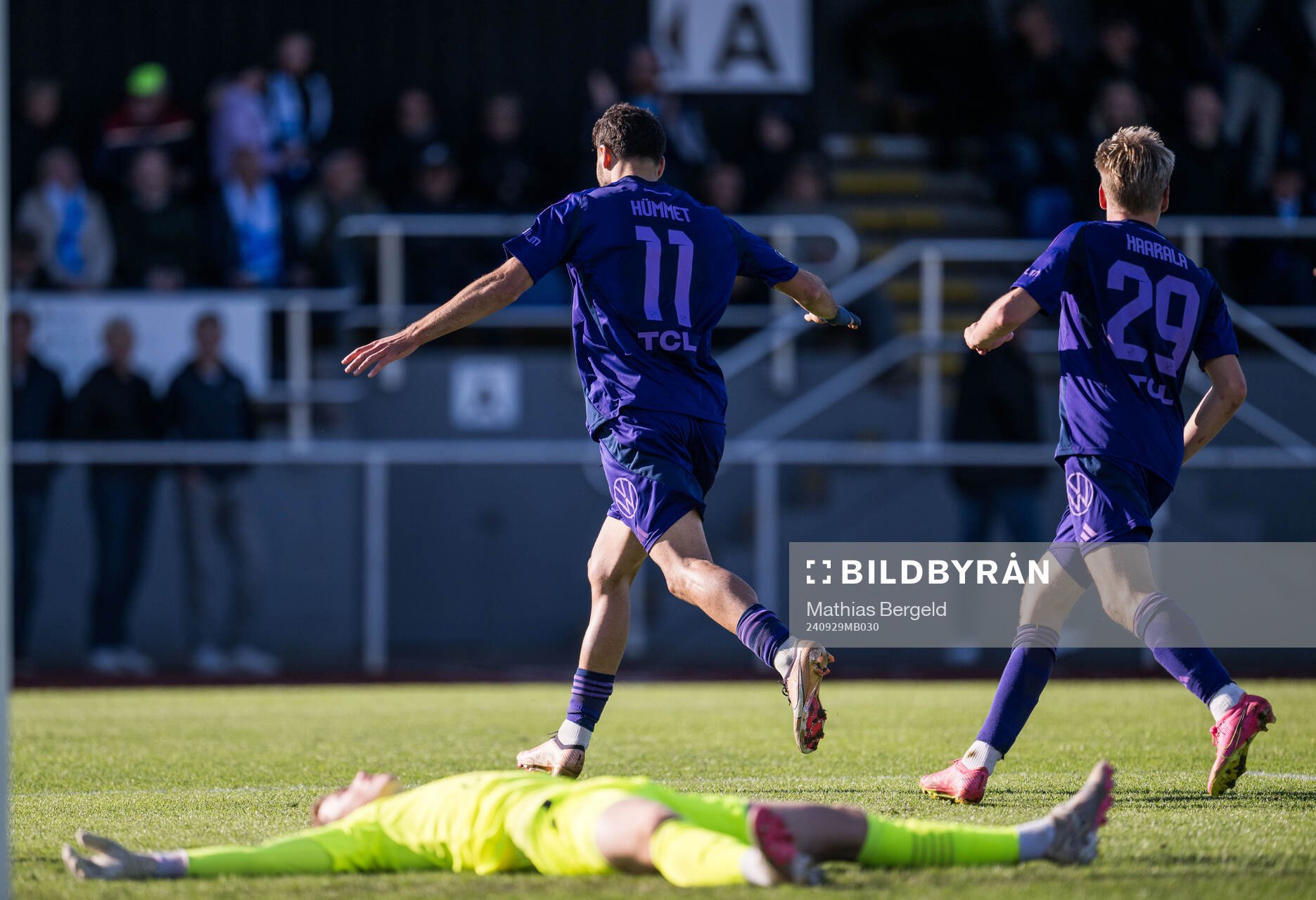Djurgårdens Deniz Hummet jublar