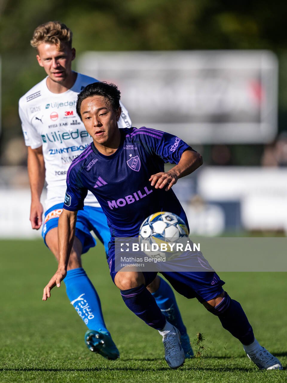 Värnamos Joel Voelkerling Persson och Djurgårdens Keita