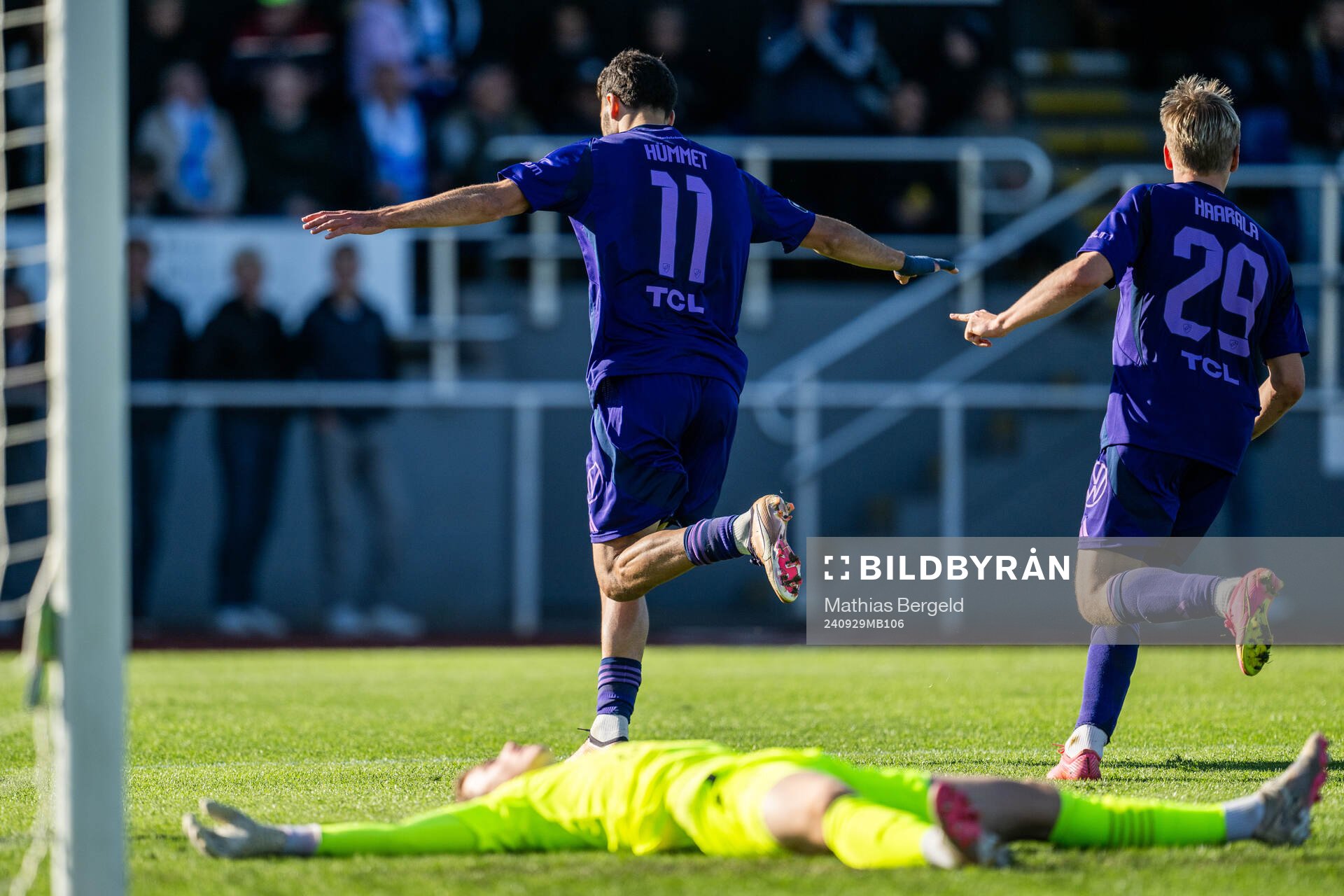 Djurgårdens Deniz Hummet jublar