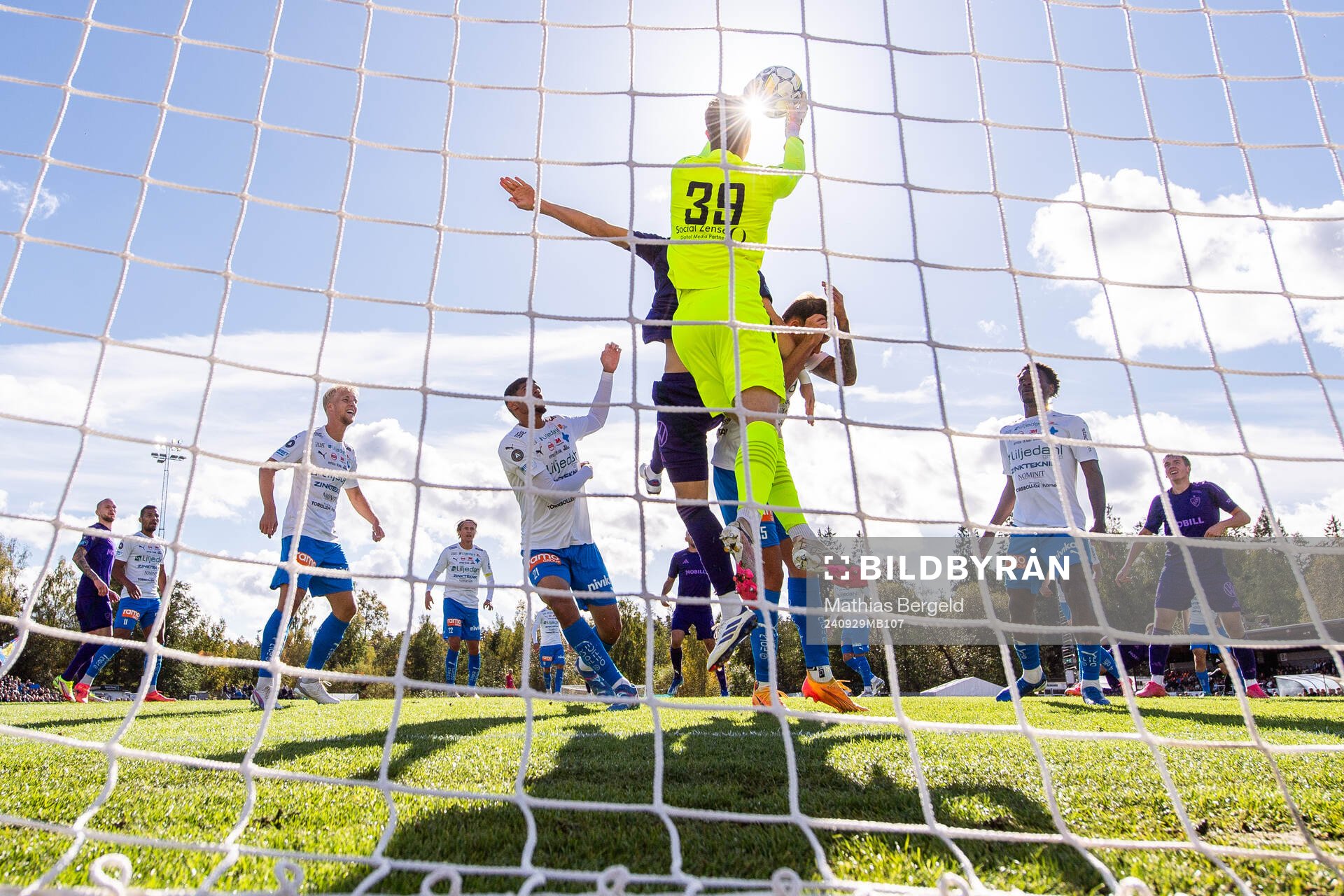 Värnamos målvakt Viktor Andersson