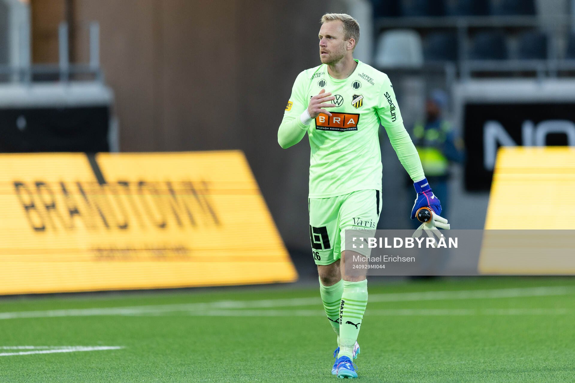 Häckens målvakt Peter Abrahamsson