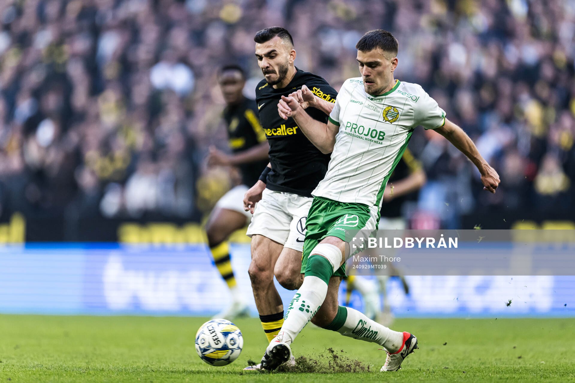 AIKs Ioannis Pittas och Hammarbys Pavle Vagic