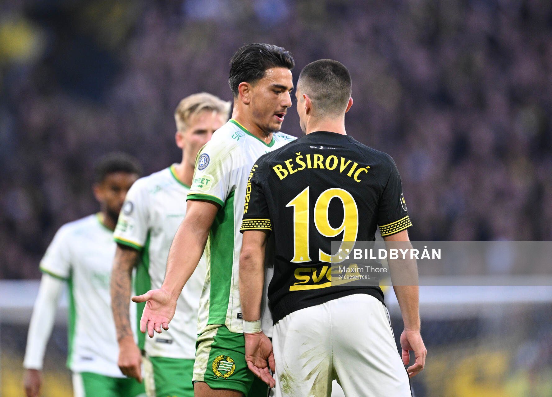 Hammarbys Jusef Erabi och AIKs Dino Besirovic