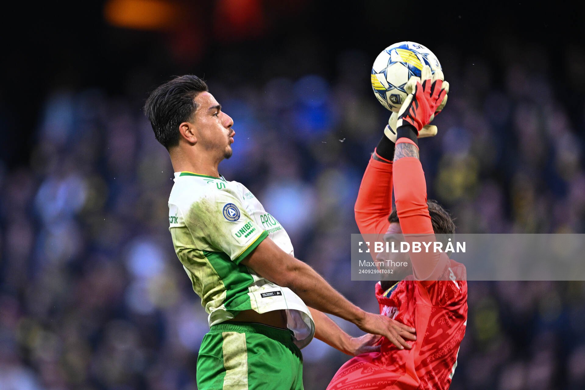 Hammarbys Jusef Erabi och AIKs Kristoffer Nordfeldt