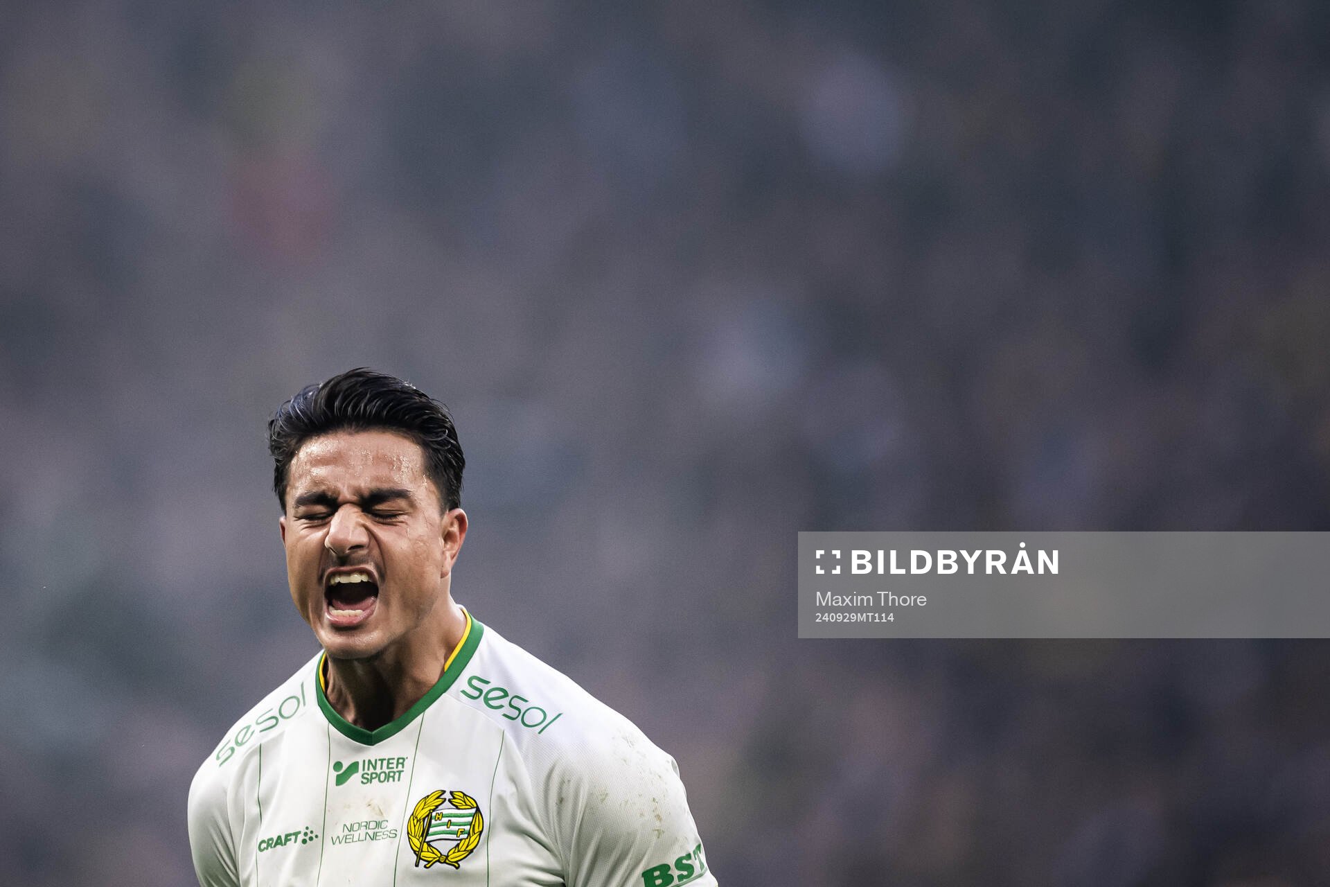 Hammarbys Jusef Erabi deppar