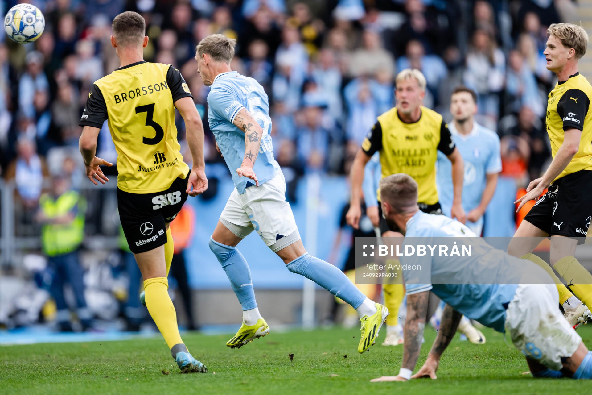 Malmö FFs Søren Rieks för 1-0