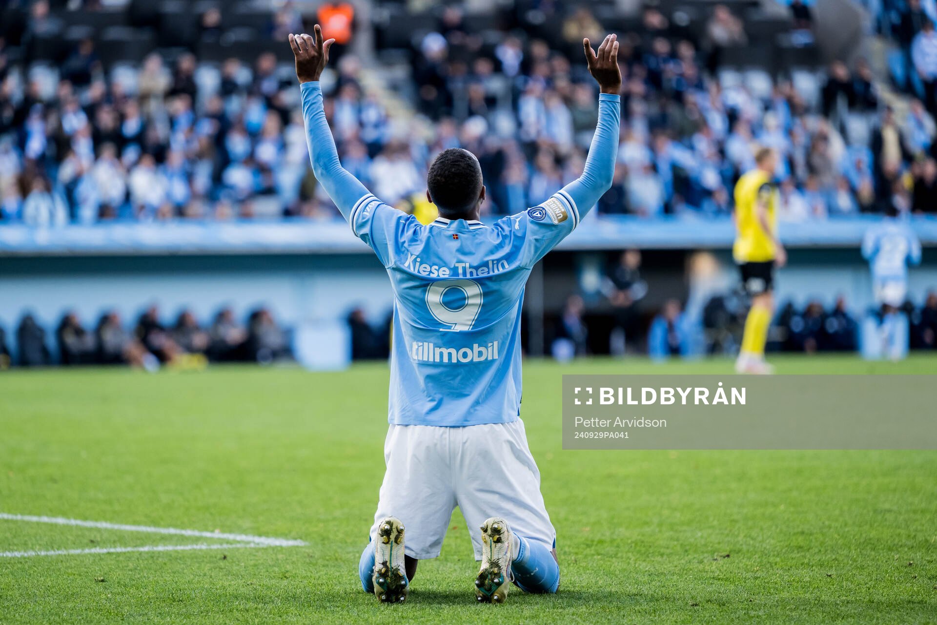 Malmö FFs Isaac Kiese Thelin jublar
