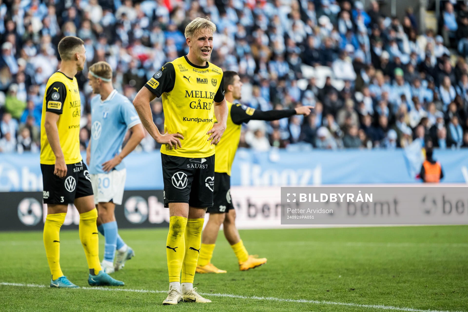 Mjällbys Herman Johansson deppar