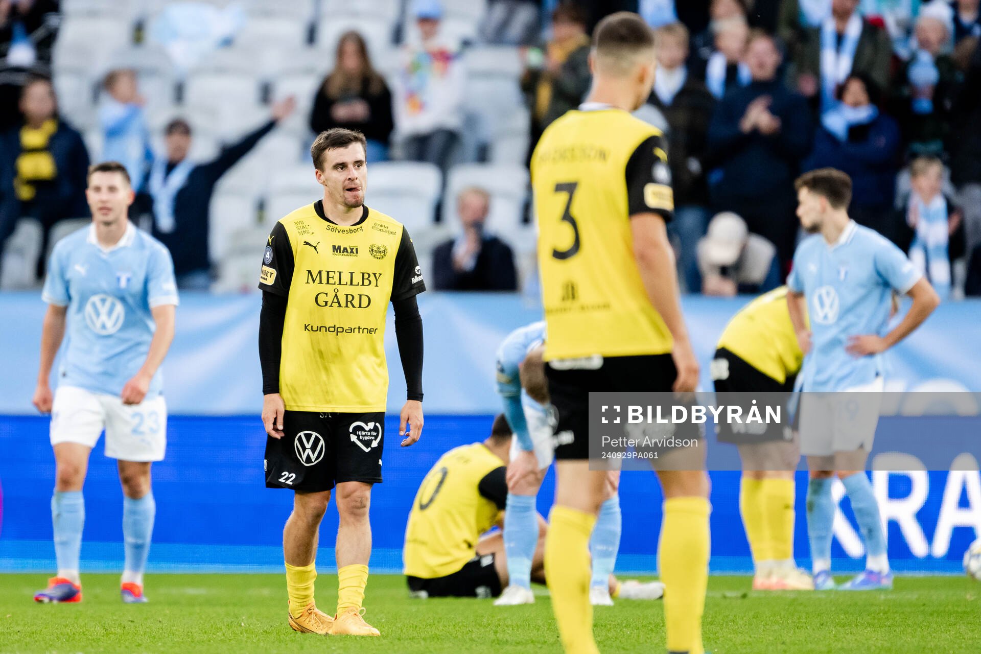 Mjällbys Jesper Gustavsson deppar