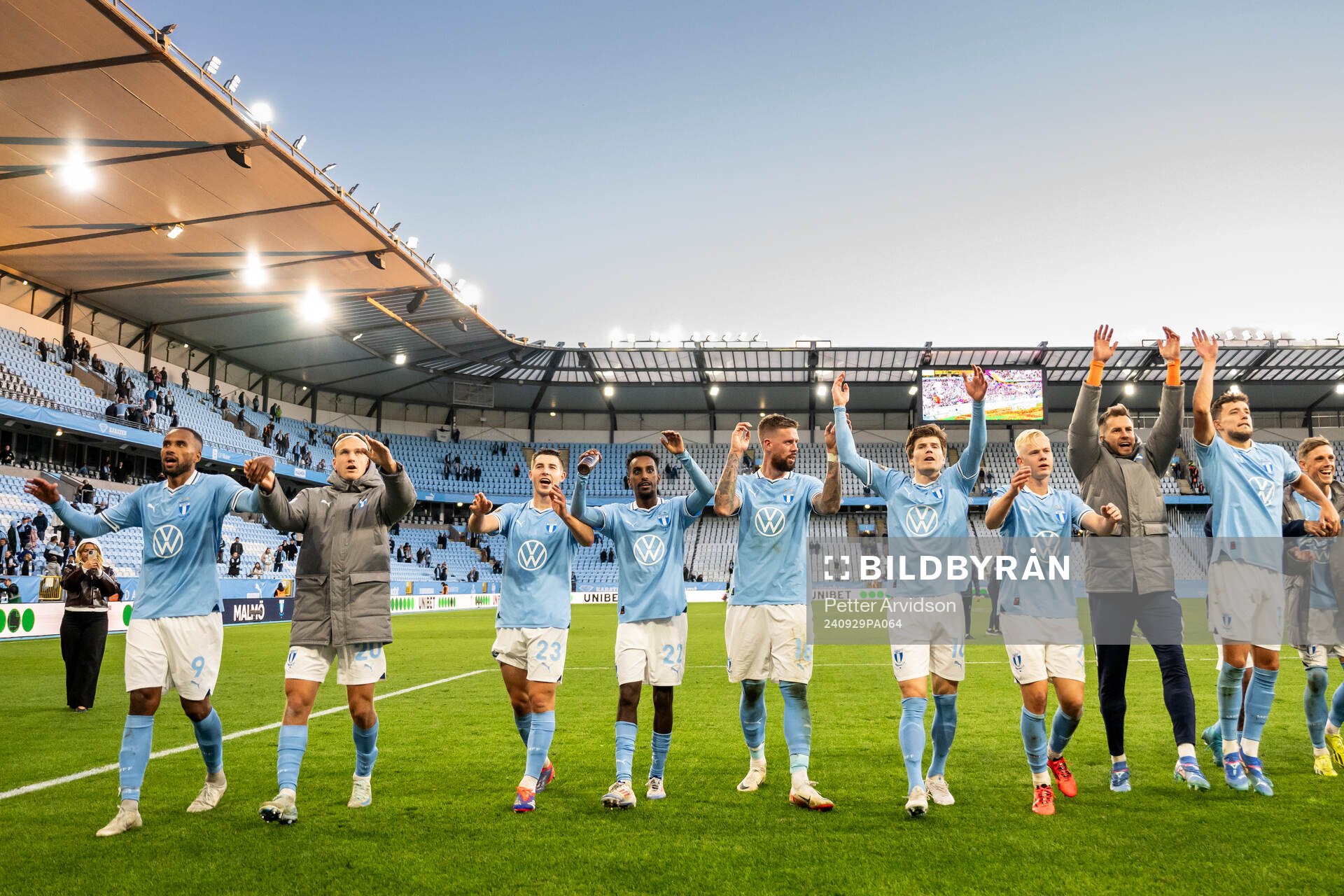 Malmö FFs Isaac Kiese Thelin, Erik Botheim, Lasse Berg