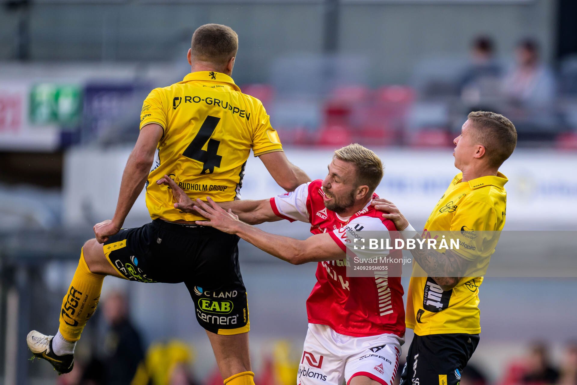 Elfsborgs Gustav Henriksson och Sebastian Holmen och