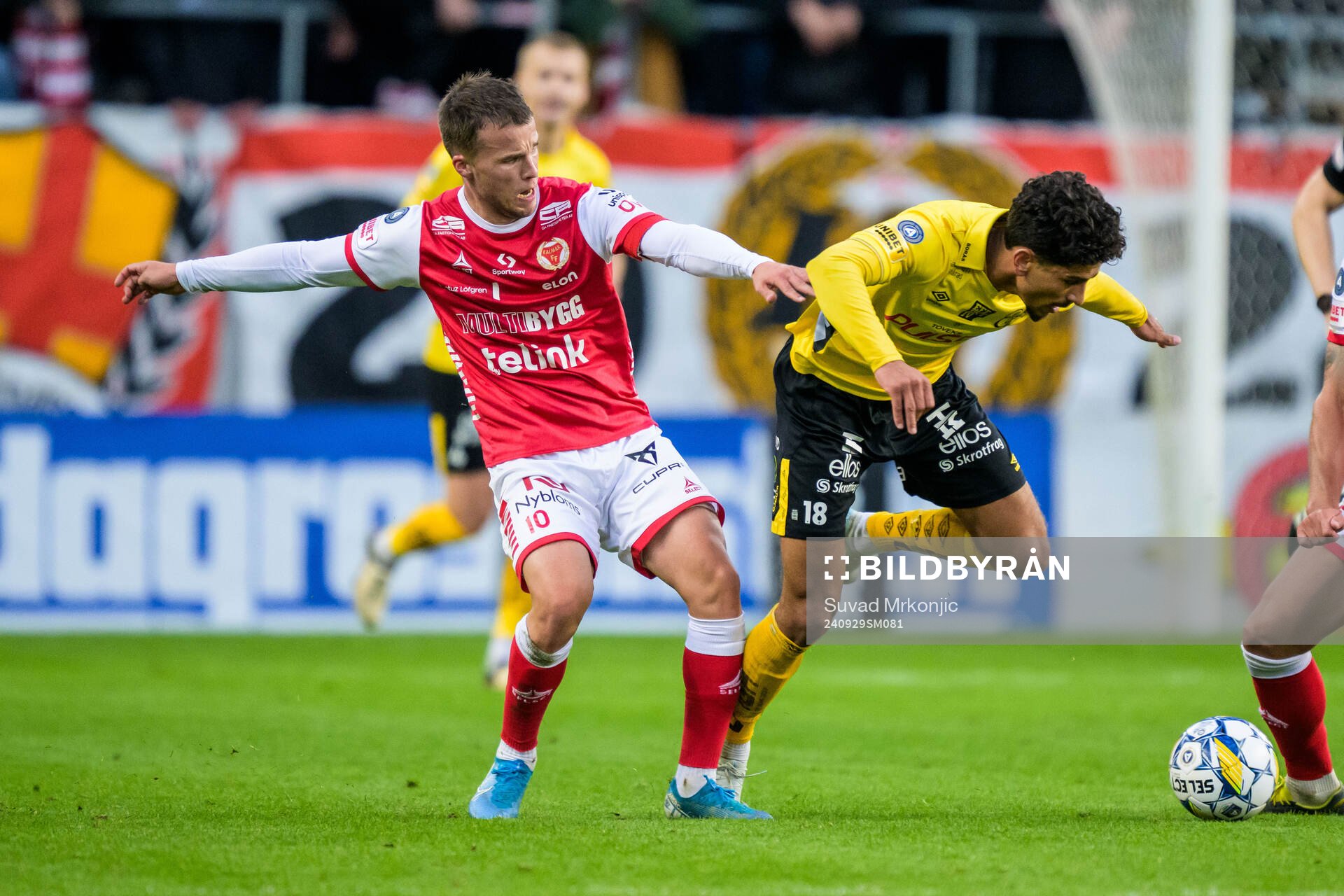 Kalmars Simon Skrabb och Elfsborgs Ahmed Qasem