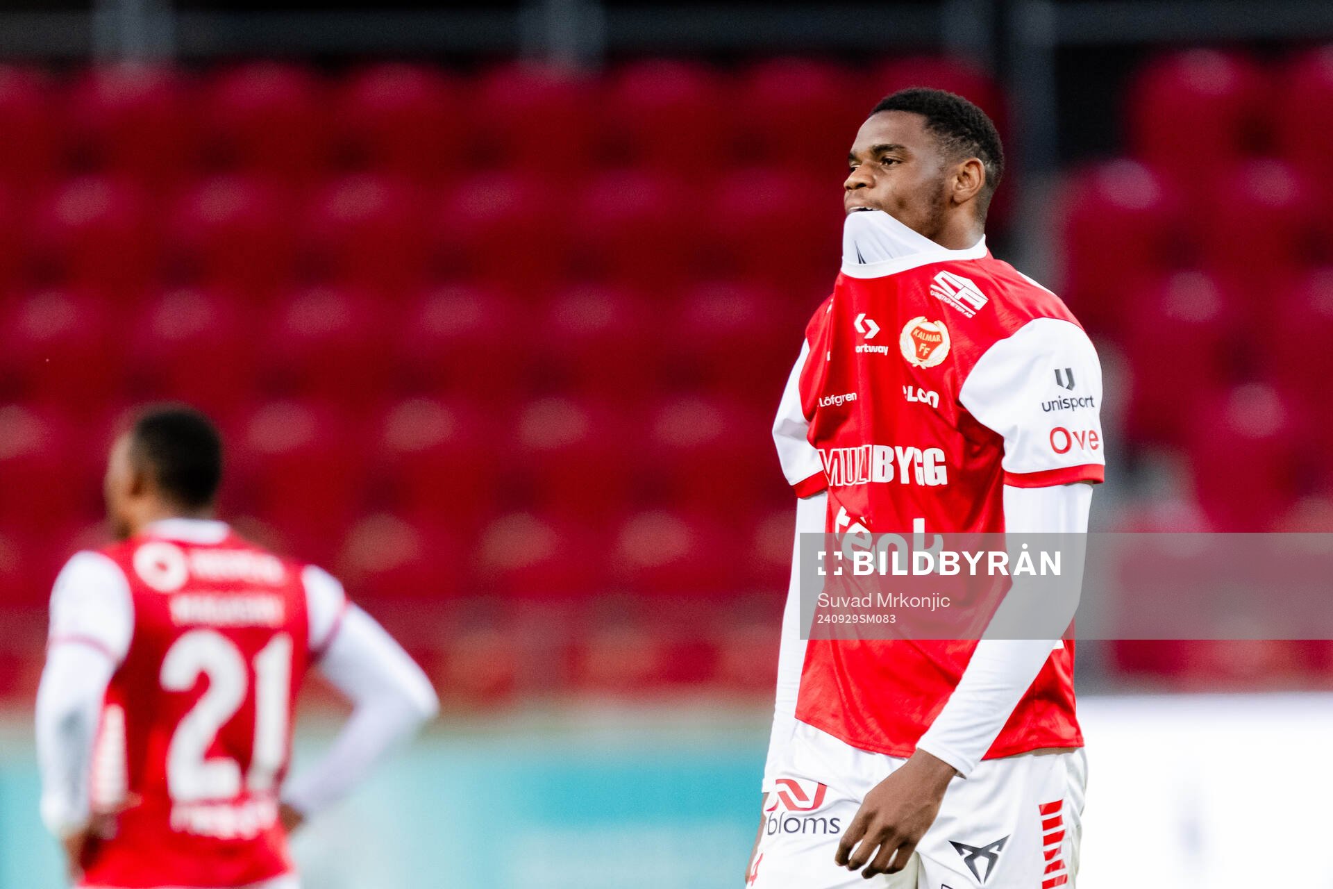 Kalmars Vince Osuji deppar