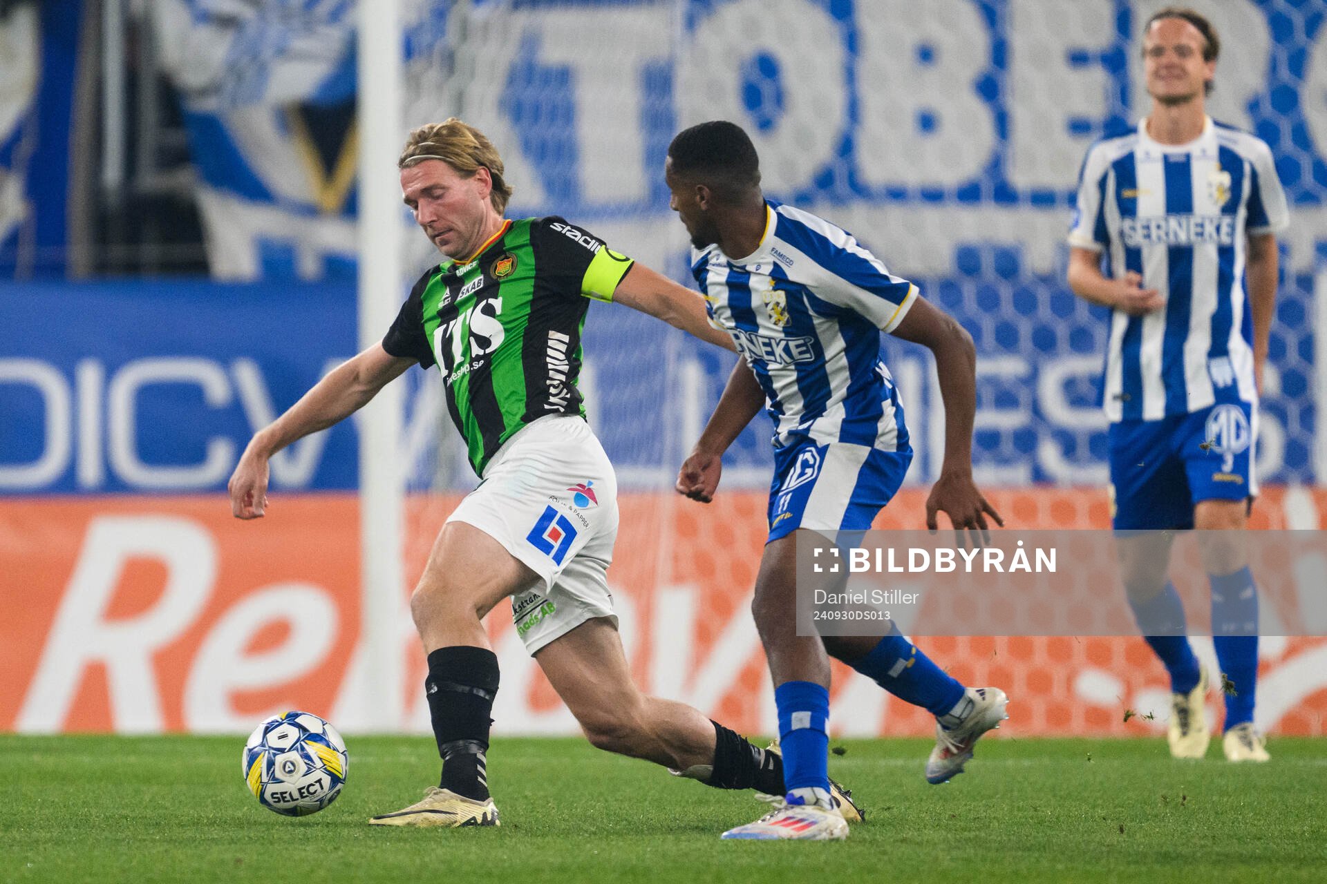 GAIS August Wängberg och IFK Göteborgs Paulos Abraham