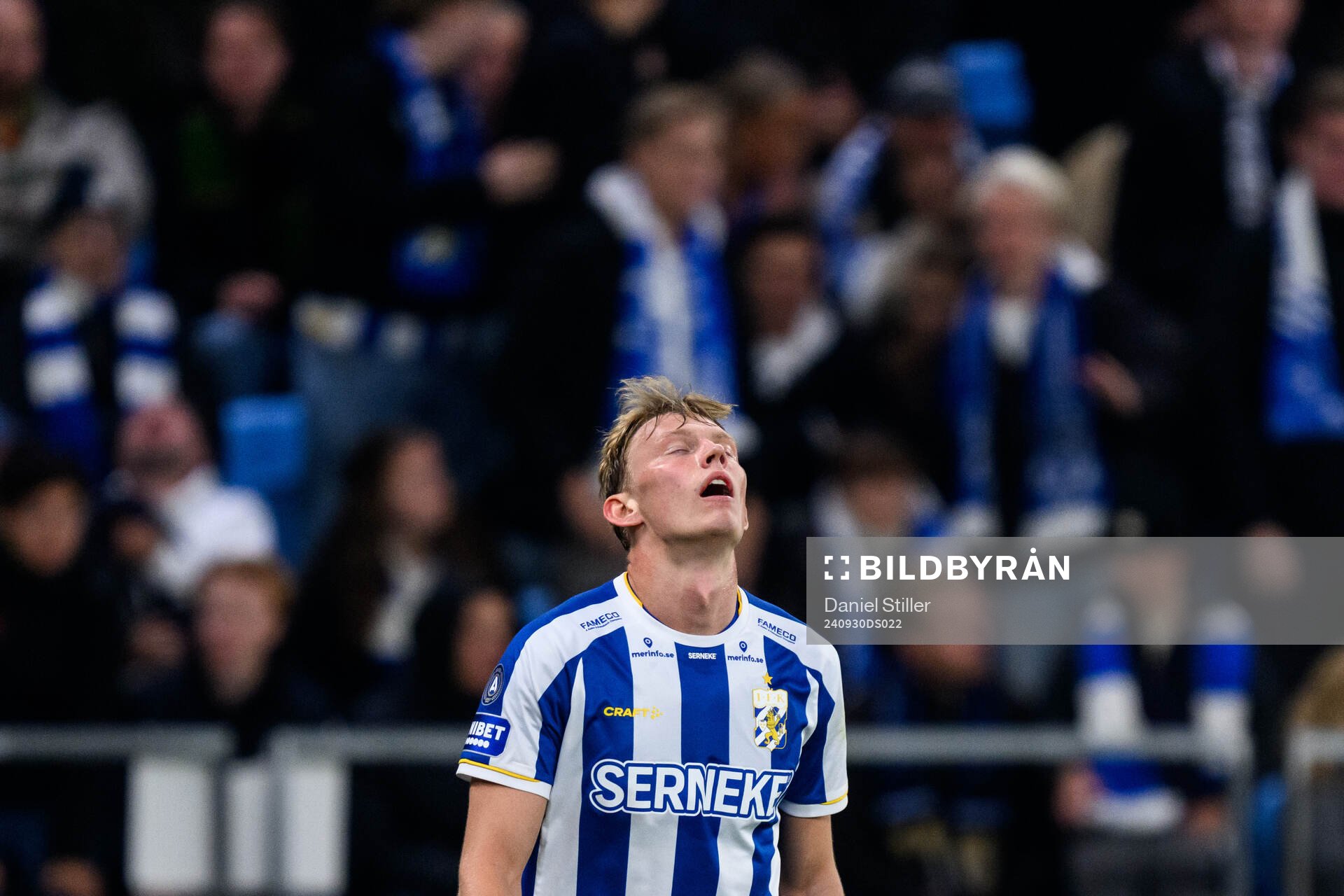 IFK Göteborgs Laurs Skjellerup deppar