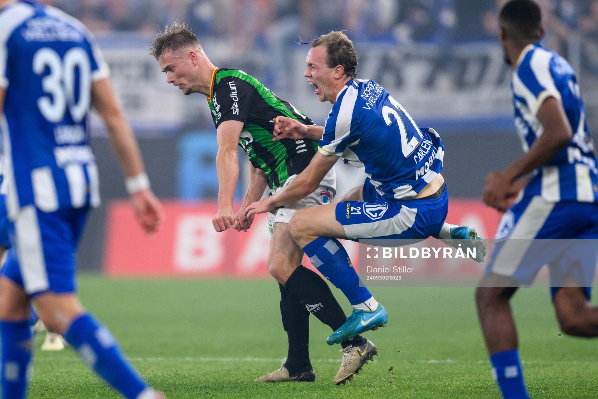 GAIS Alexander Ahl Holmström och IFK Göteborgs Adam