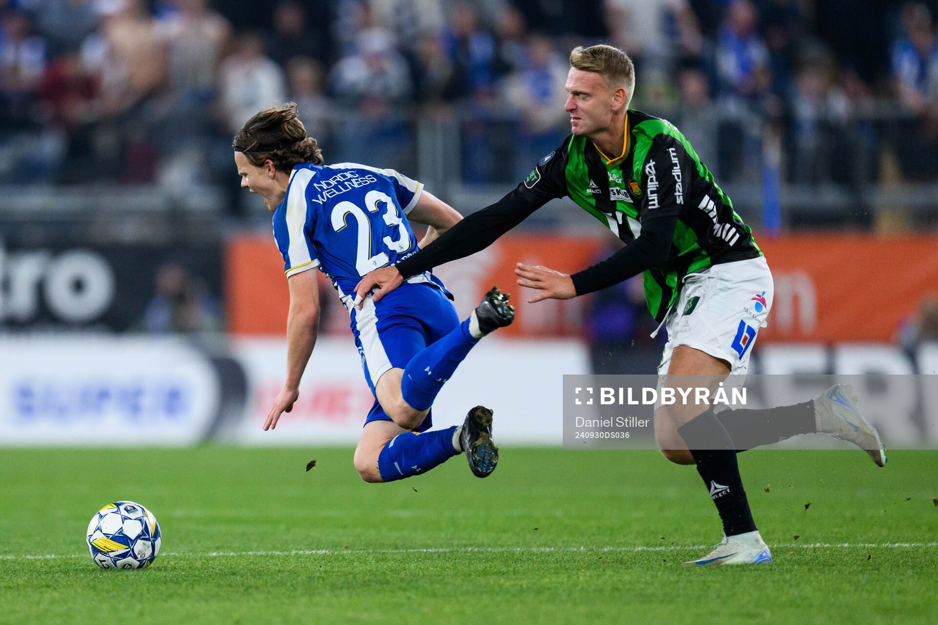 IFK Göteborgs Kolbeinn Thordarson och GAIS Joackim Åberg