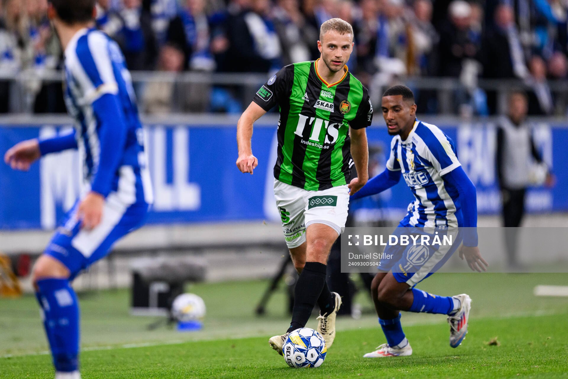 GAIS Gustav Lundgren och IFK Göteborgs Paulos Abraham