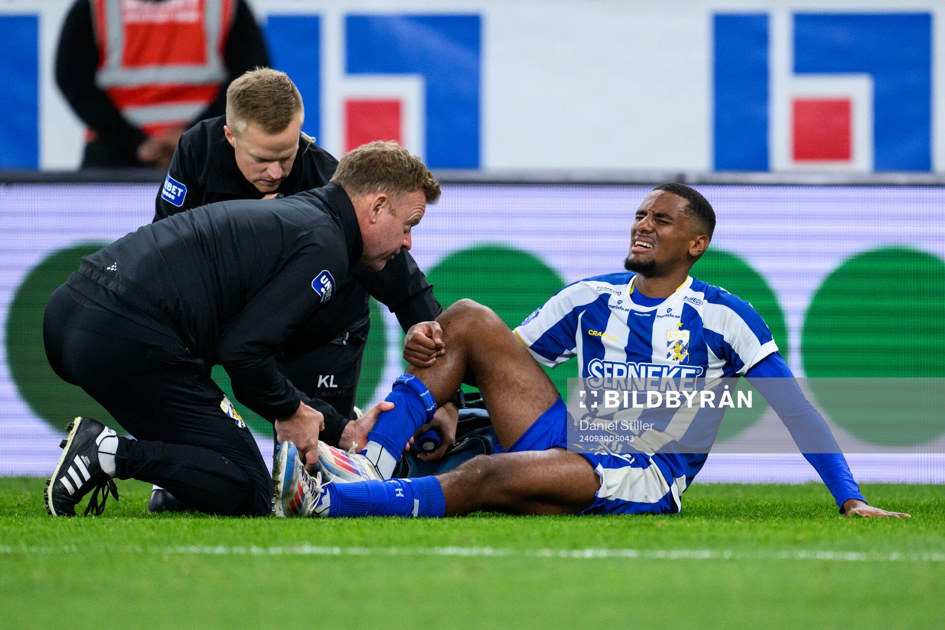 IFK Göteborgs Paulos Abraham har ont