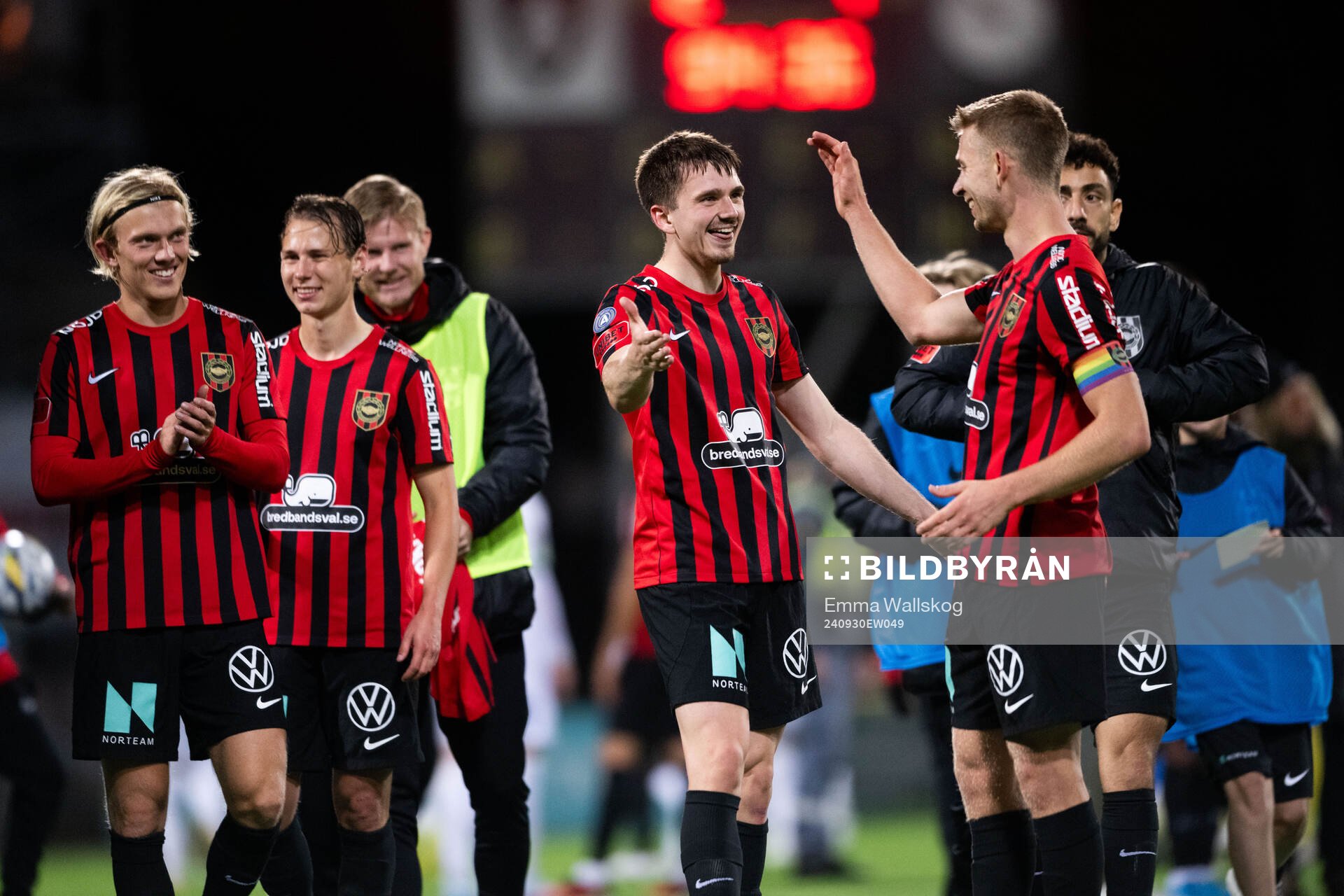 Brommapojkarnas Hlynur Freyr Karlsson och Ludvig Fritzson