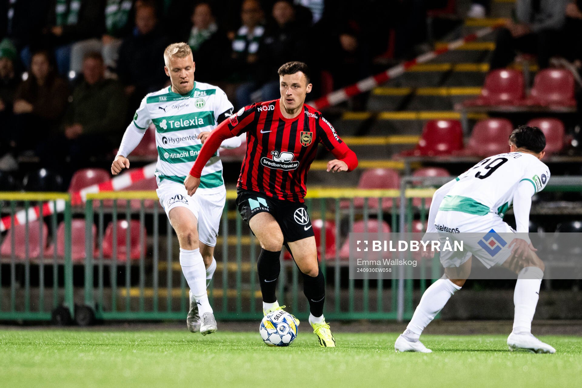 Brommapojkarnas Adam Skanning Jakobsen mot Västerås Simon