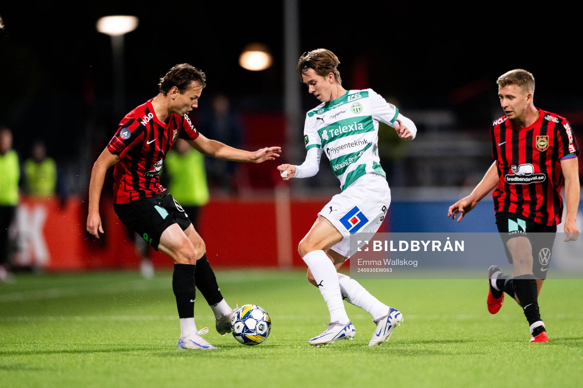 Brommapojkarnas Alex Timossi Andersson och Västerås Max