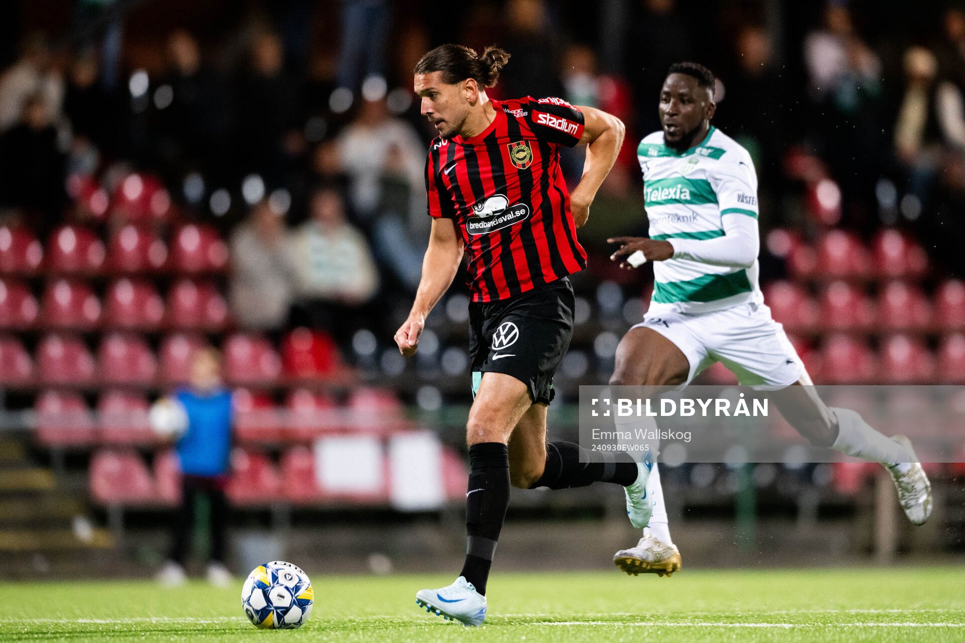 Brommapojkarnas Nikola Vasic och Västerås Frederic