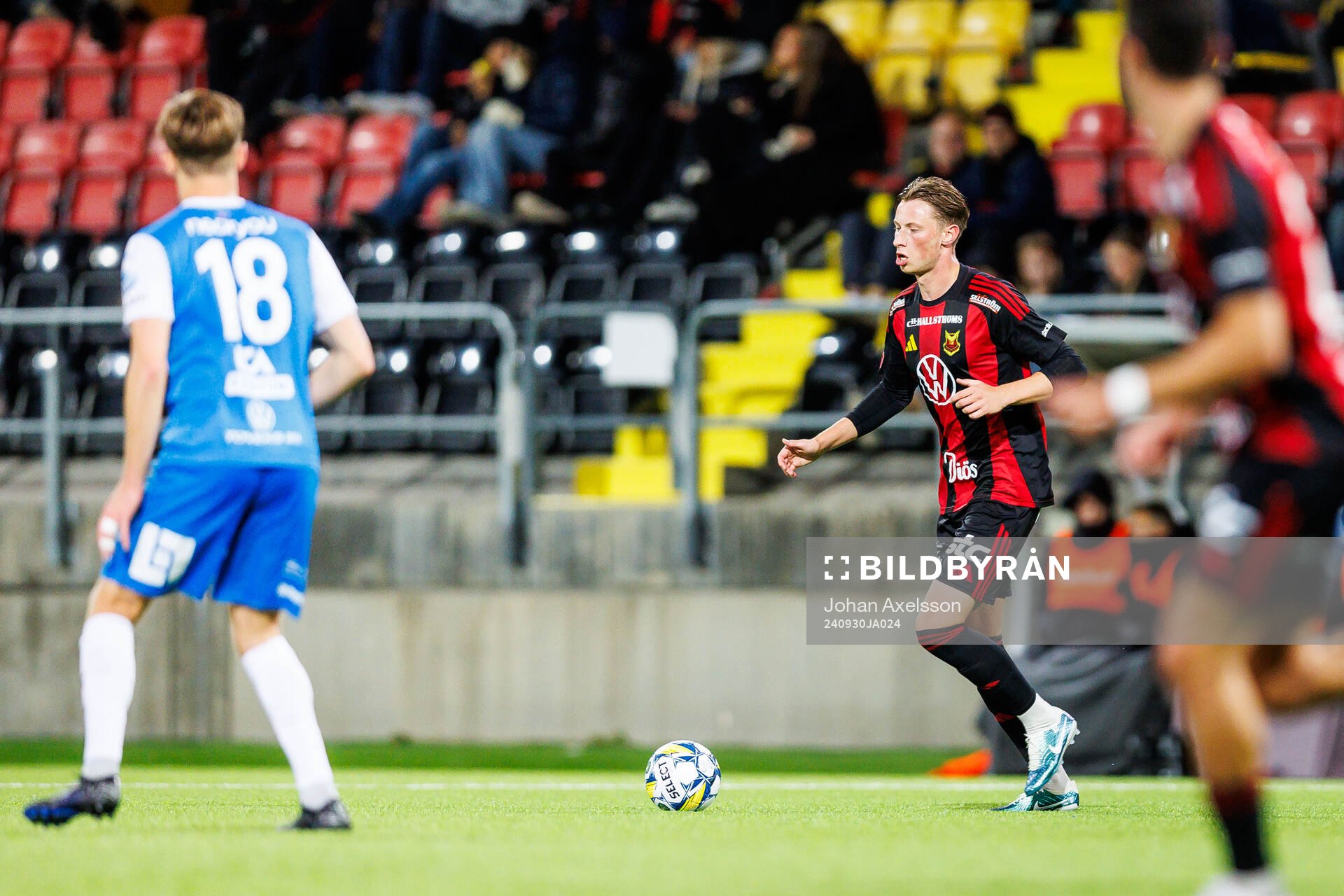 Under fotbollsmatchen i Superettan mellan Östersund och IK