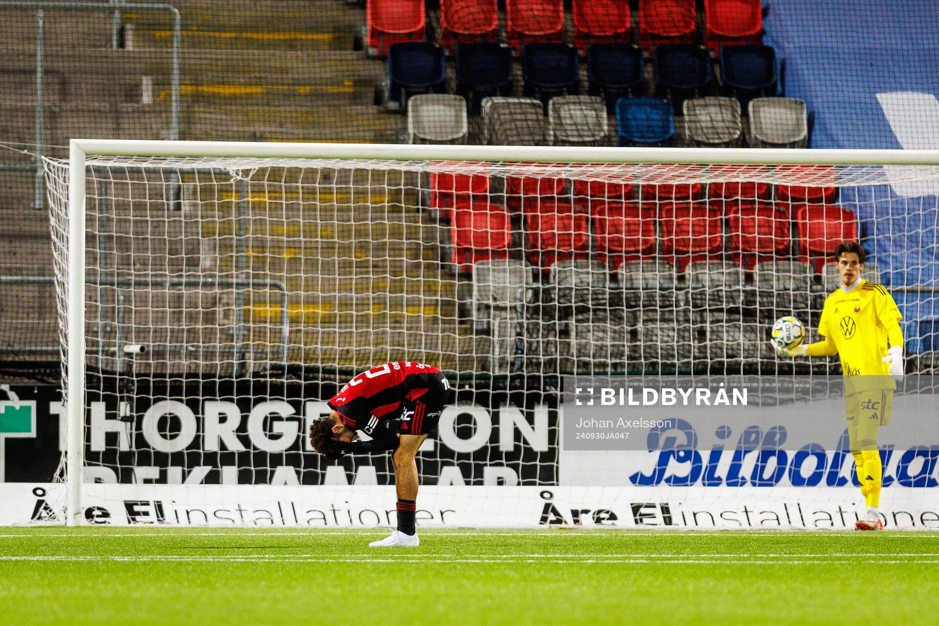 Östersunds Ziad Ghanoum deppar