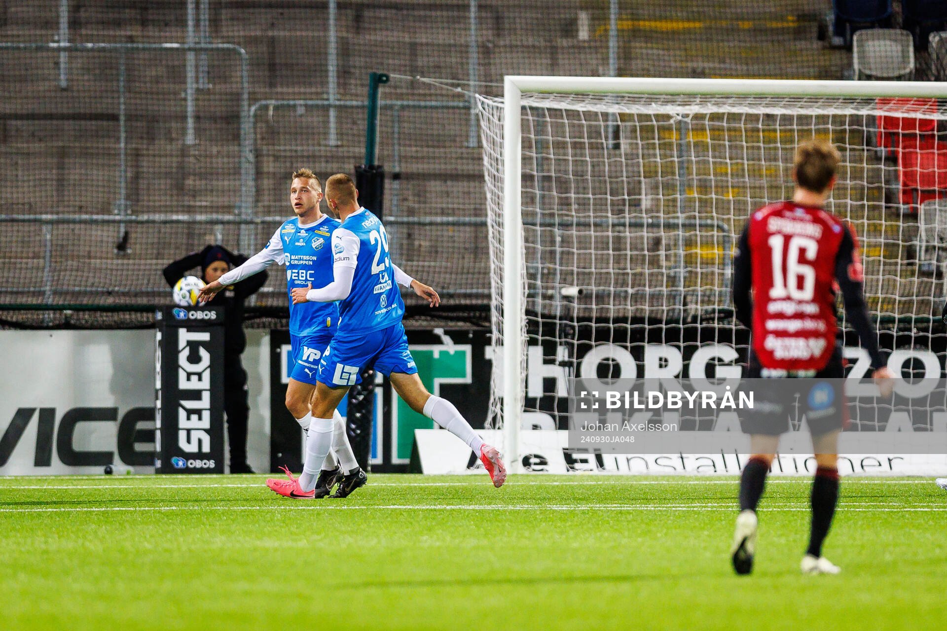 IK Oddevolds Axel Pettersson jublar