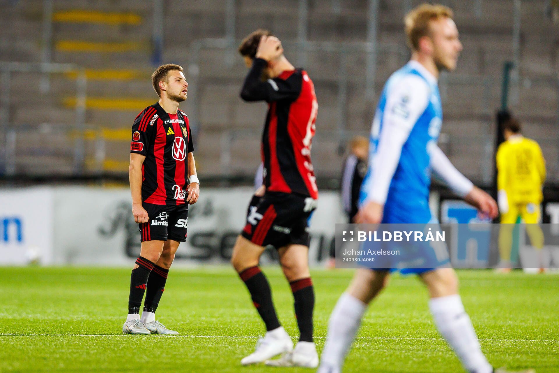 Östersunds Mykola Musolitin deppar