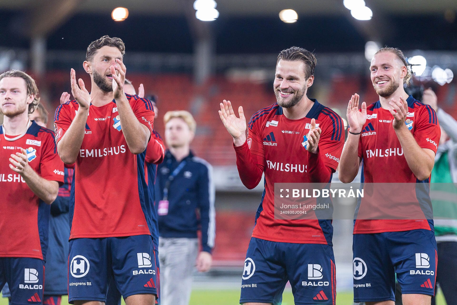 Östers Alibek Aliev, Niklas Söderberg och Kevin Höög