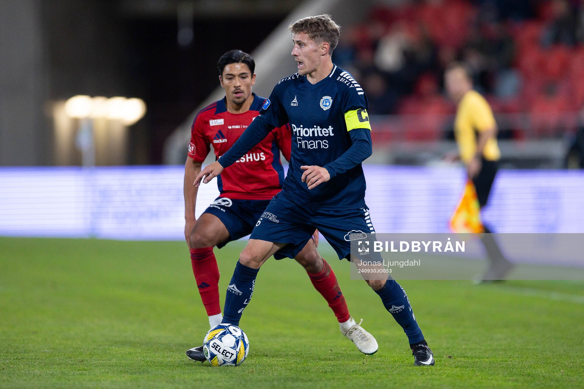 Östers Lukas Bergquist och Utsiktens Erik Westermark