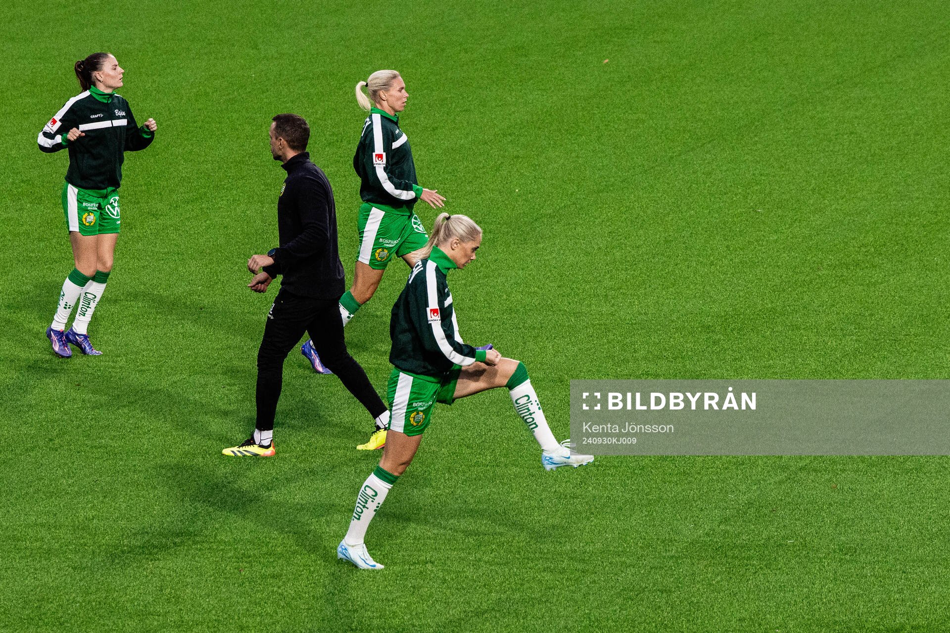 Hammarbys Smilla Vallotto, Jonna Andersson och Alice