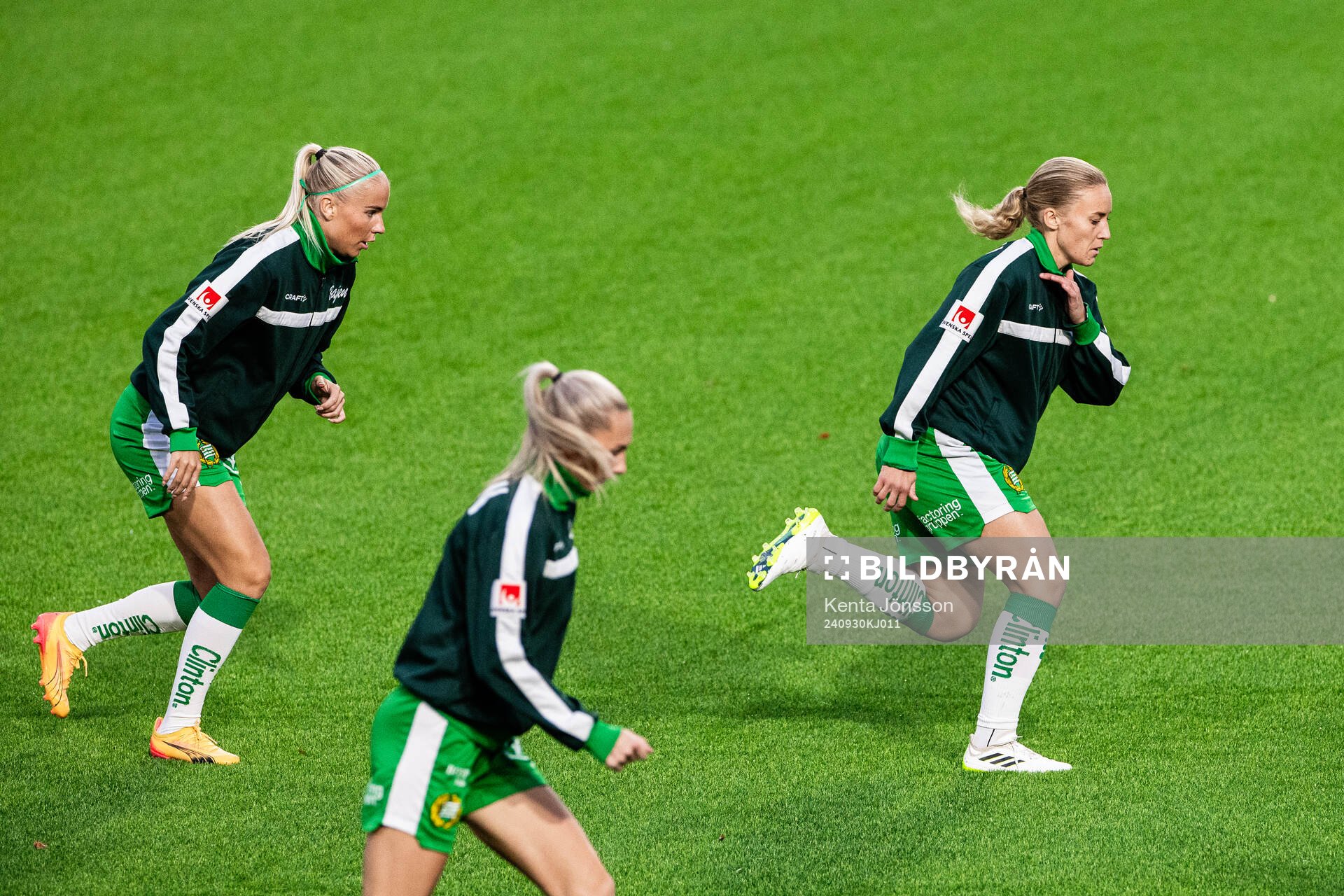 Hammarbys Stina Lennartsson och Ellen Gibson